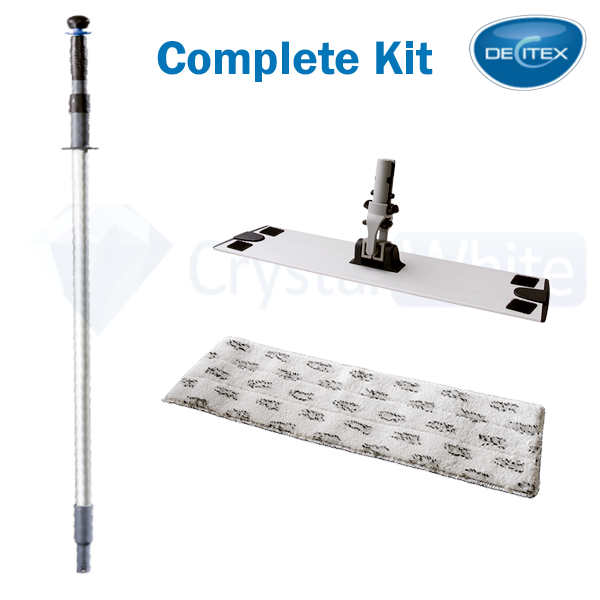 Decitex Spray Mop Floor Cleaning System - Effortless Hard Floor Cleaning for Kitchen, Bathroom & Tile Floors