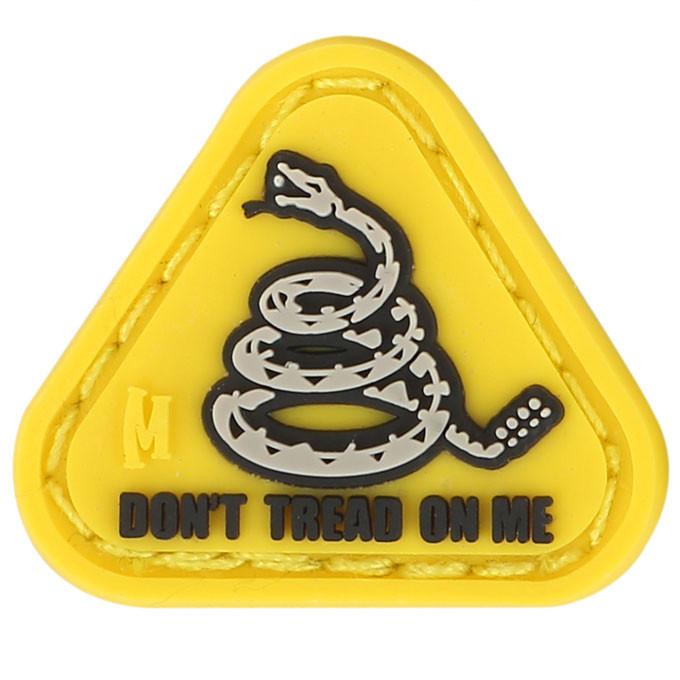 Don't Tread On Me Micro Morale Patch - Military Style Hook & Loop Badge for Tactical Gear, Backpacks & Uniforms - Perfect for Outdoor Adventures, Airsoft & Military Enthusiasts