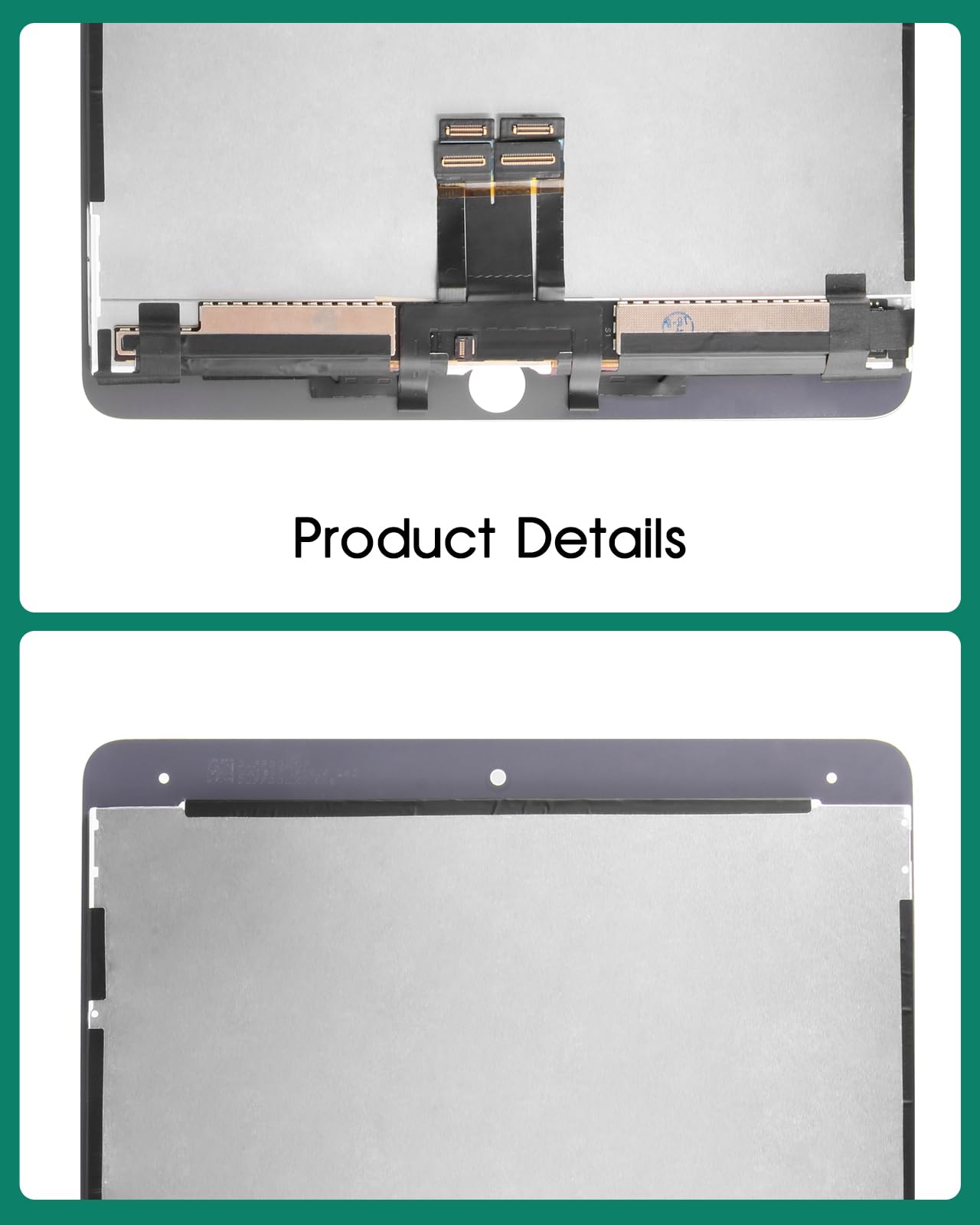 iPad Pro 10.5 Inch A1701 A1709 LCD Screen Replacement with Touch Digitizer - Full Display Assembly for iPad Pro 2nd Gen (No Home Button) - Compatible with EMC 3140 3141 - Perfect for DIY Repair & Tablet Screen Replacement