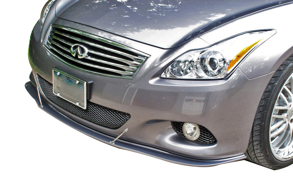 2008-2010 Infiniti G37 Front Bumper Lip Splitter - OEM Sport Style Spoiler (Part #1036040SP) | Enhances Aerodynamics & Aggressive Look for Street or Track Racing