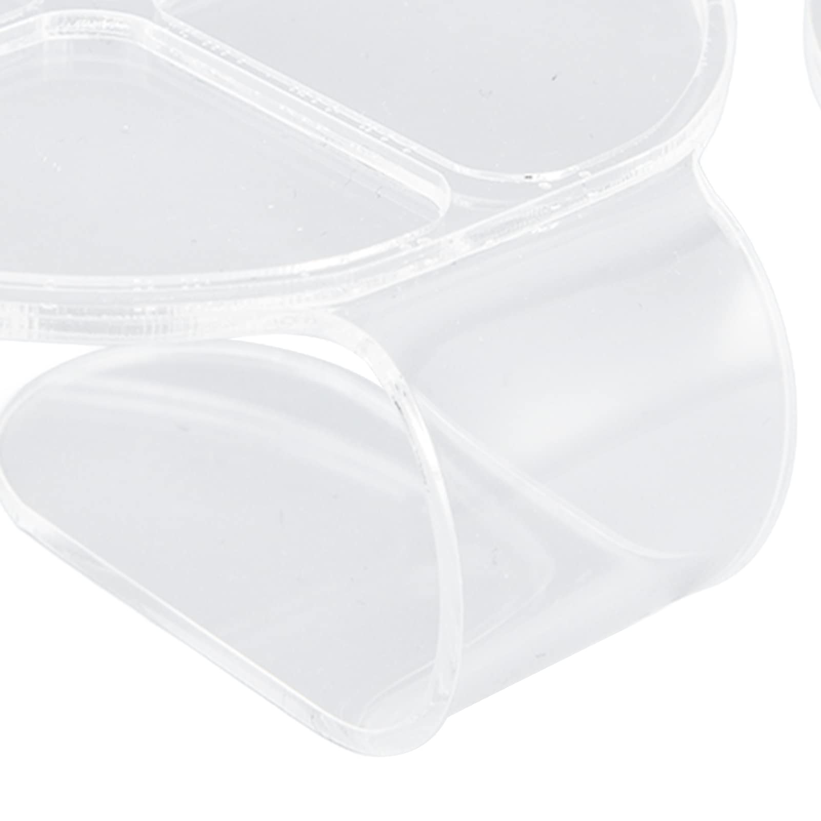 Professional Nail Art Tray - High Transparency Nail Polish Organizer for Easy Lip Gloss & Nail Design | Perfect for Home Salons & DIY Manicures