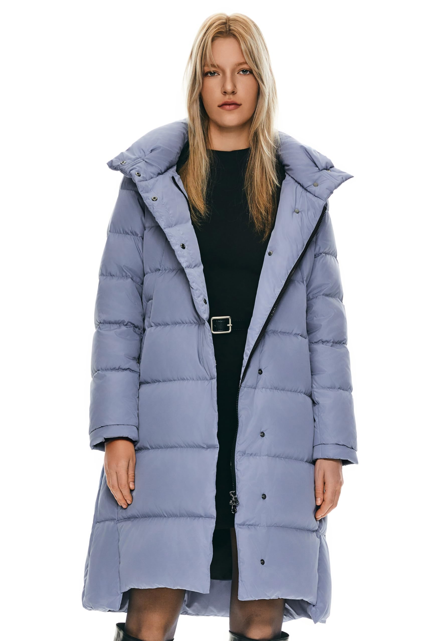 Orolay Women's Hooded Down Jacket - Warm Long Winter Coat for Cold Weather | Outdoor Activities, Commuting & Travel