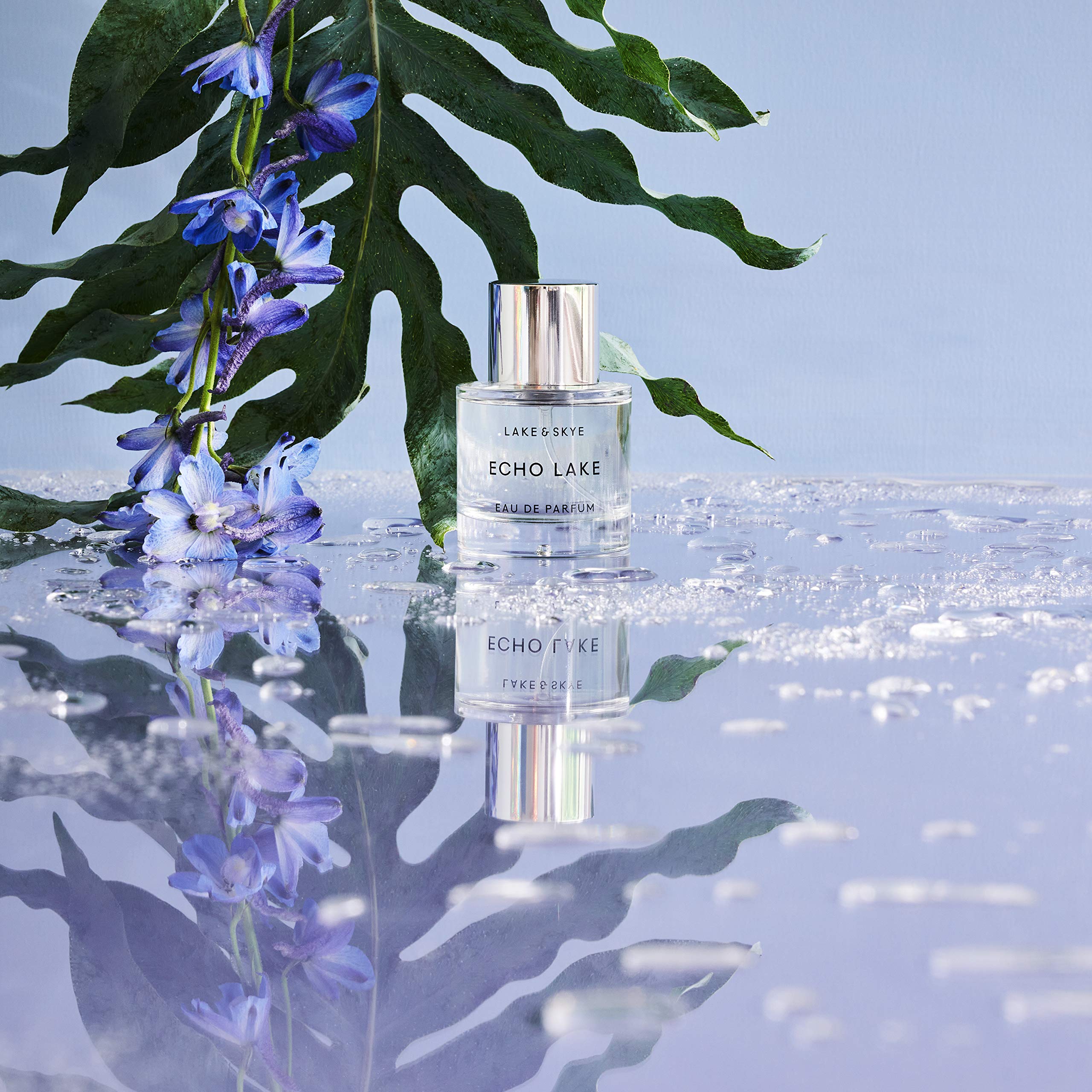 Lake & Skye Echo Lake Eau De Parfum Spray - 1.7 oz/50ml Unisex Perfume with Floral & Woody Notes - Long Lasting Fragrance for Women & Men - Perfect for Daily Wear, Date Night & Special Occasions