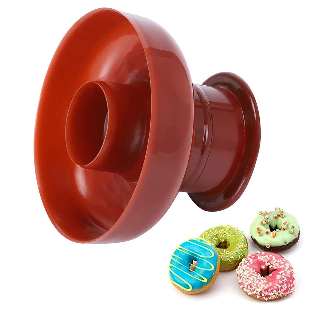 HEEPDD Reusable Donut Cake Mould - Non-Stick Silicone Donut Maker Cutter for Baking, Fondant, Bread & Desserts | Perfect for Home Kitchen, DIY Baking & Party Treats (Set of 6) | Great for Birthday Cakes, Holiday Baking & Kids Cooking Activities