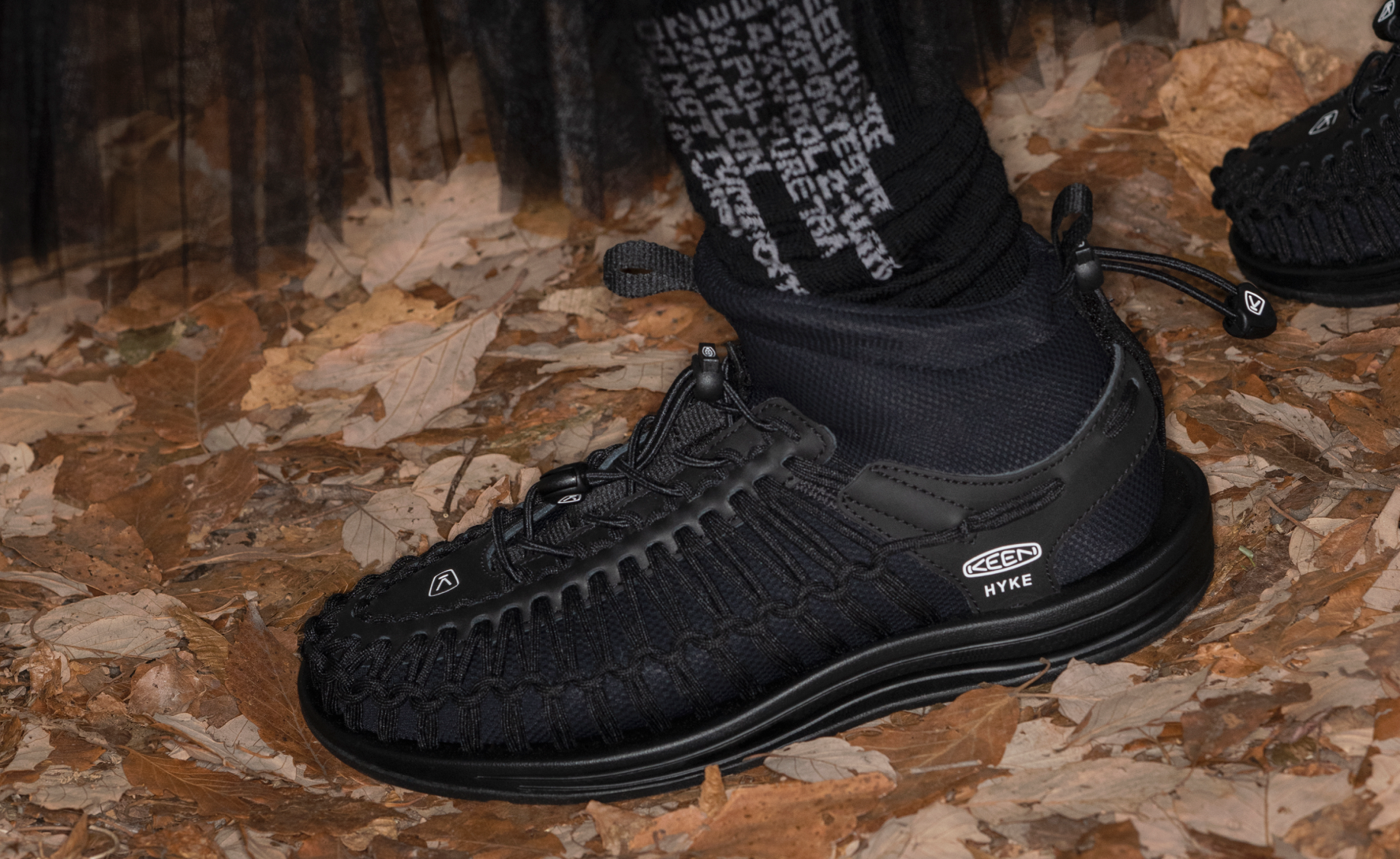 UNEEK x HYKE Women's High Top Sneakers - Black | Stylish & Comfortable for Casual Wear, Running & Outdoor Activities