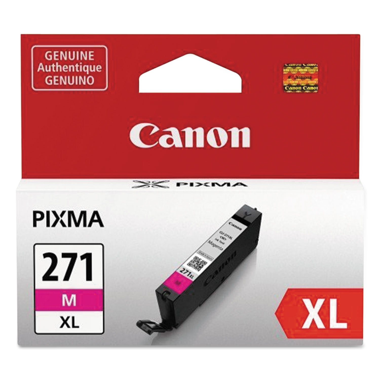 High Yield Magenta Ink Cartridge 0338C001 (CLI 271XL) - Compatible with Canon Printers - Ideal for Home Office, School Projects & Photo Printing