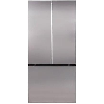 Avanti 29.5 Inch Freestanding French Door Refrigerator - 17.5 Cu. Ft. Capacity, 3 Door Design, Stainless Steel Finish (FFFDS175L3S) - Perfect for Modern Kitchens, Open Floor Plans & Entertaining Spaces