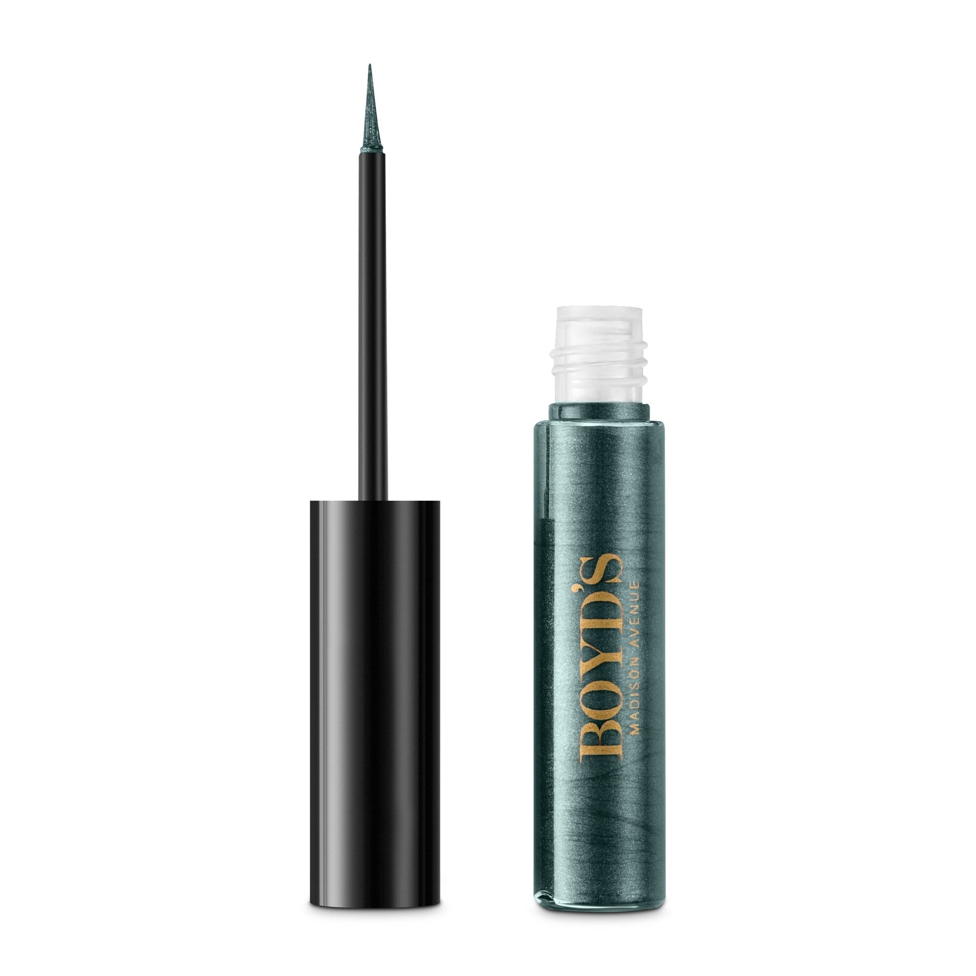 Boyd's Waterproof Liquid Eyeliner - Long Lasting Smudge Proof Makeup for Precise Winged Liner - Perfect for Daily Wear, Parties & Special Occasions