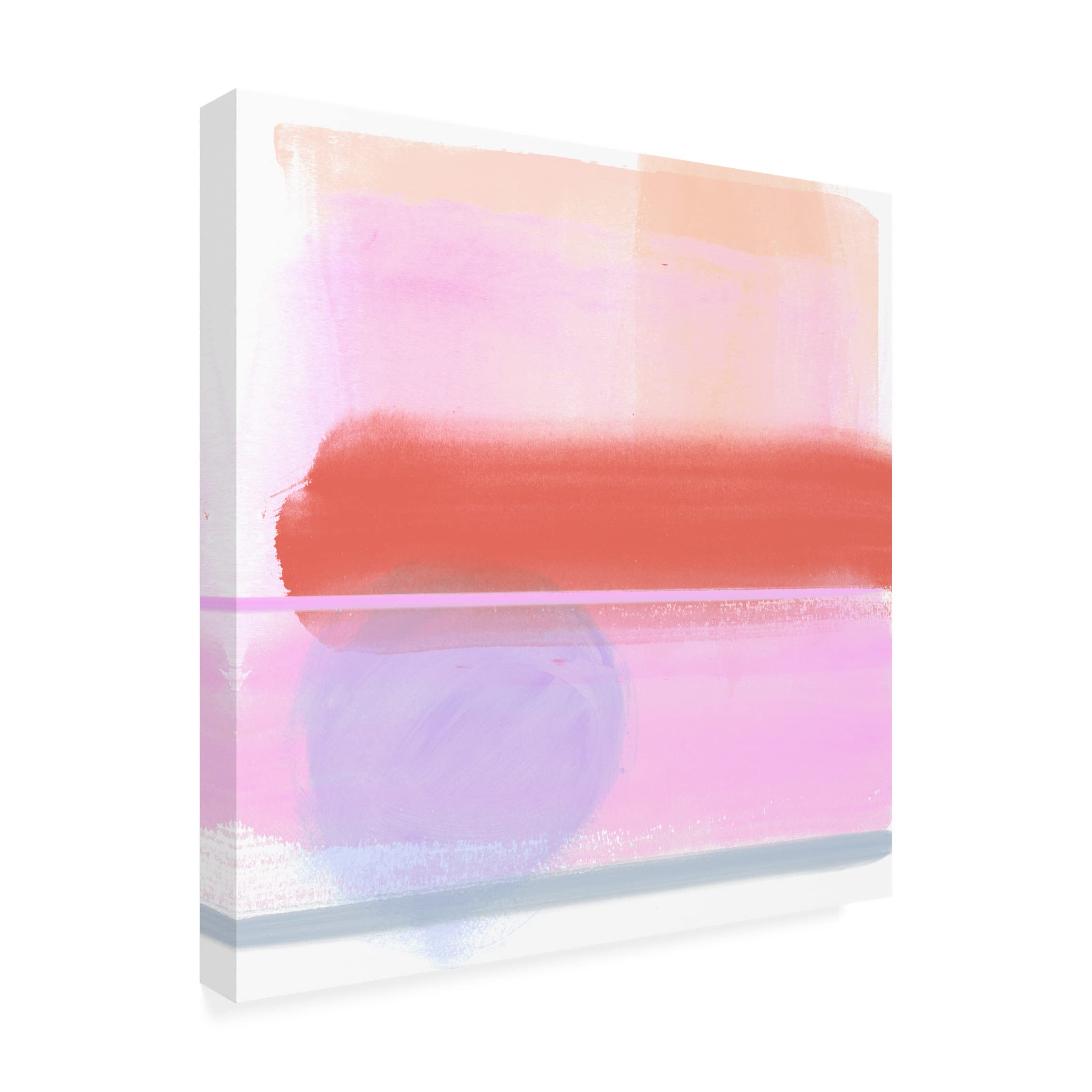 Jennifer Paxton Parker 'Translucent Madras IV' Canvas Wall Art Print - Modern Abstract Painting for Living Room, Bedroom & Office Decor