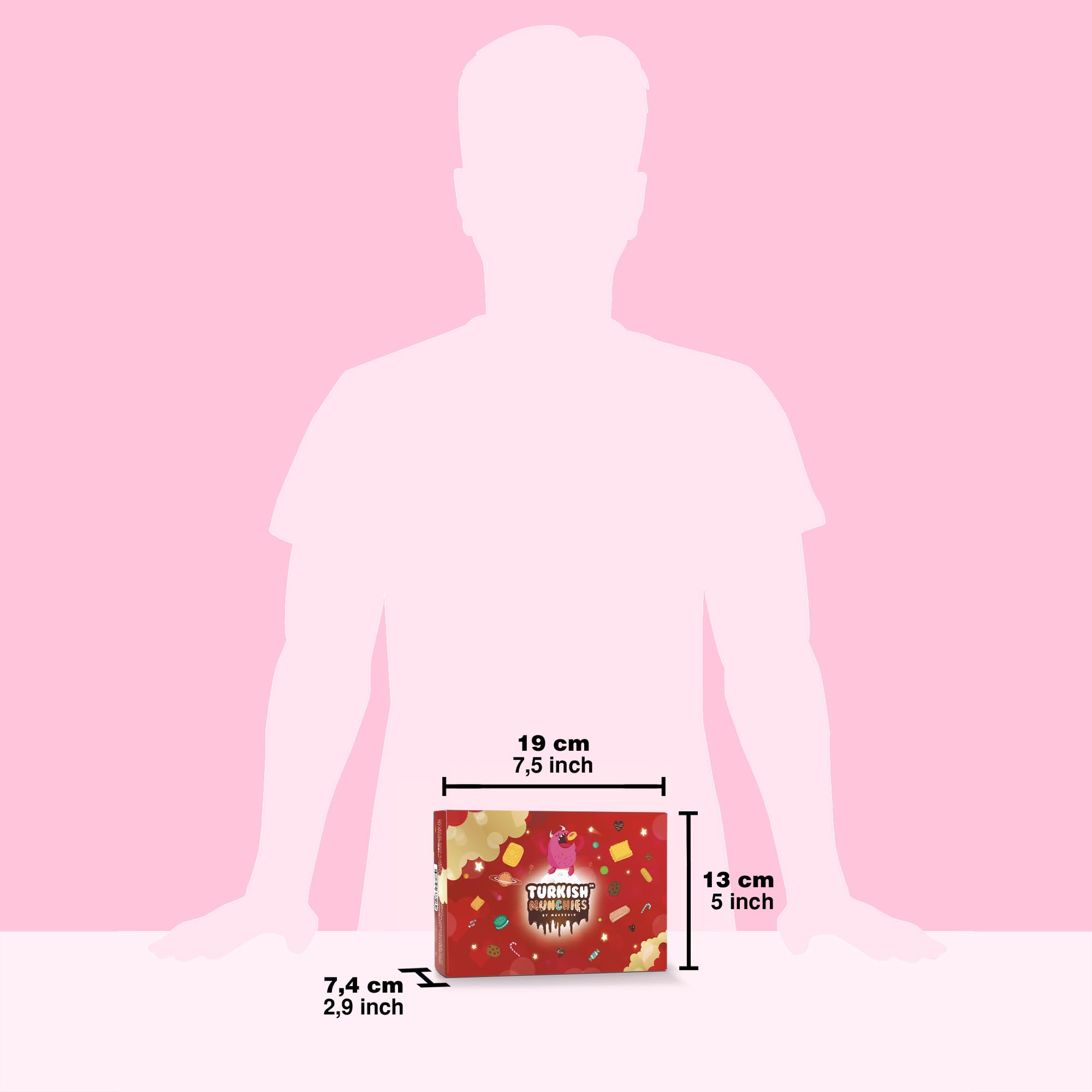 Premium Midi International Snack Box - Exotic Global Treats with 12 Full-Size + 1 Bonus Snack | Unique Gift Box Featuring Turkish Delights & Worldwide Candies | Perfect for Office Snacks, Party Favors & Cultural Food Exploration