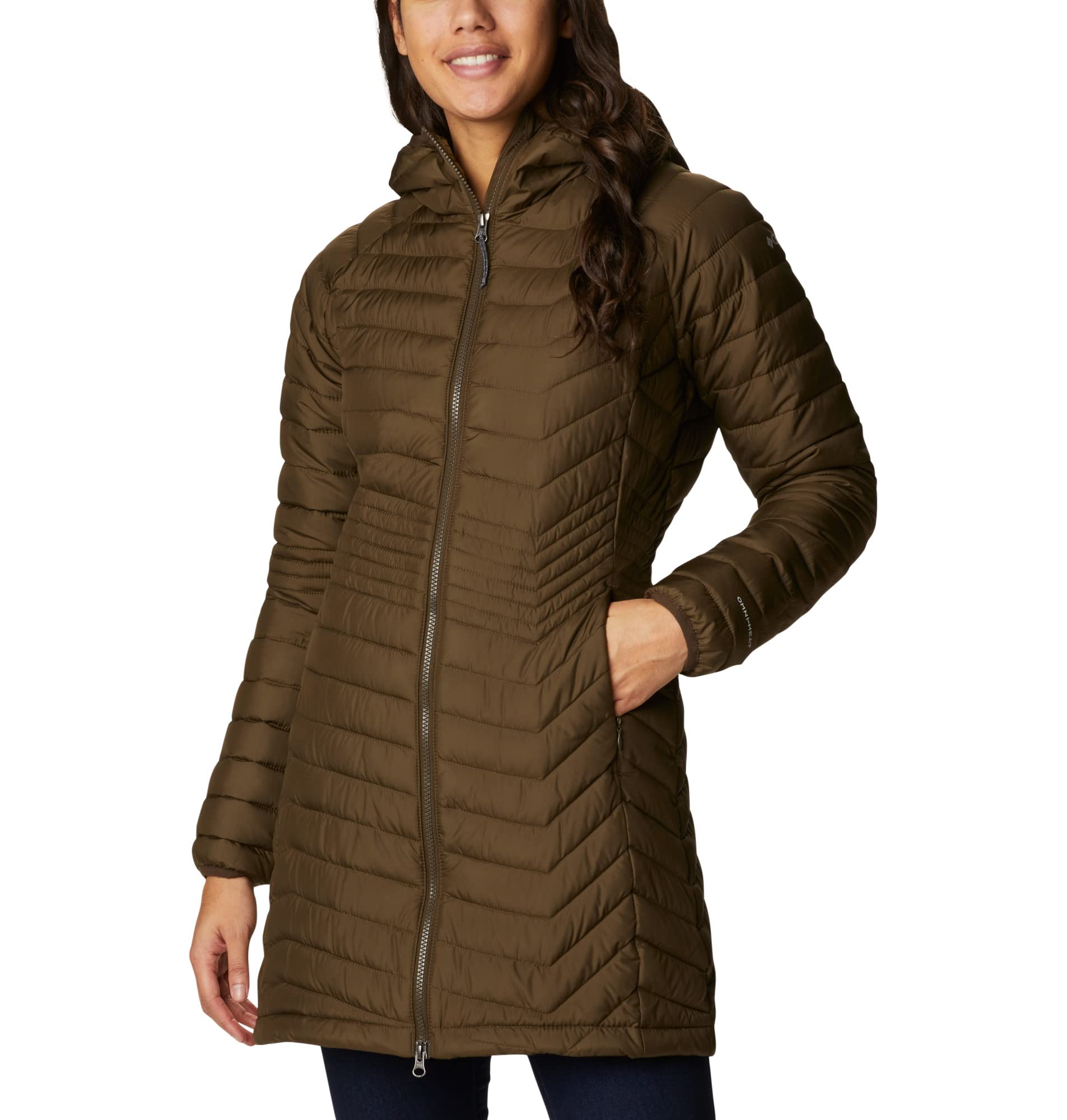 Columbia Women's Powder Lite Mid Jacket - Waterproof Winter Jacket for Skiing, Hiking & Outdoor Activities | Lightweight Insulated Coat for Cold Weather