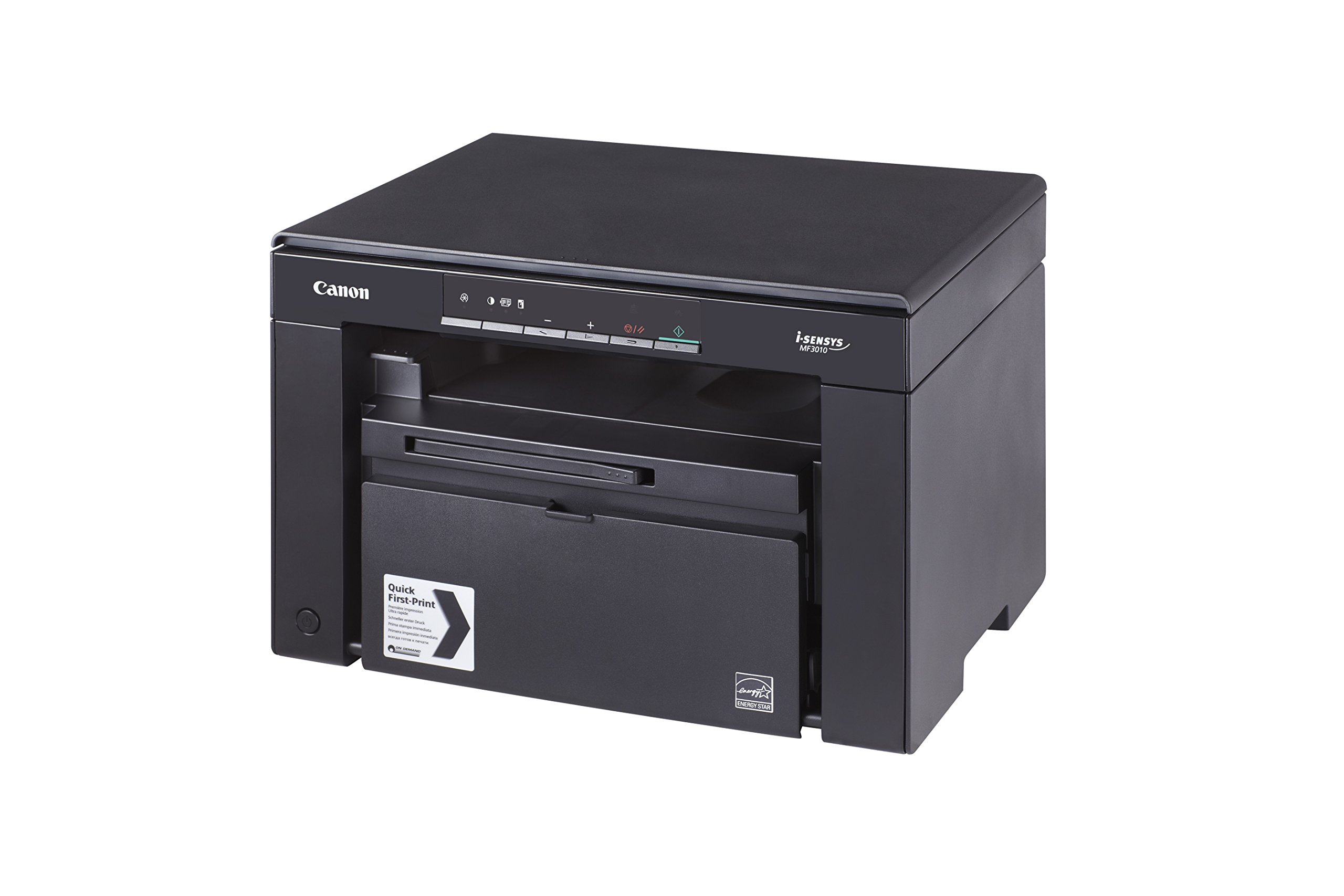 Canon i-SENSYS MF3010 Monochrome Laser Printer - Print, Copy, Scan | Compact & Energy Efficient | Home Office & Small Business Use