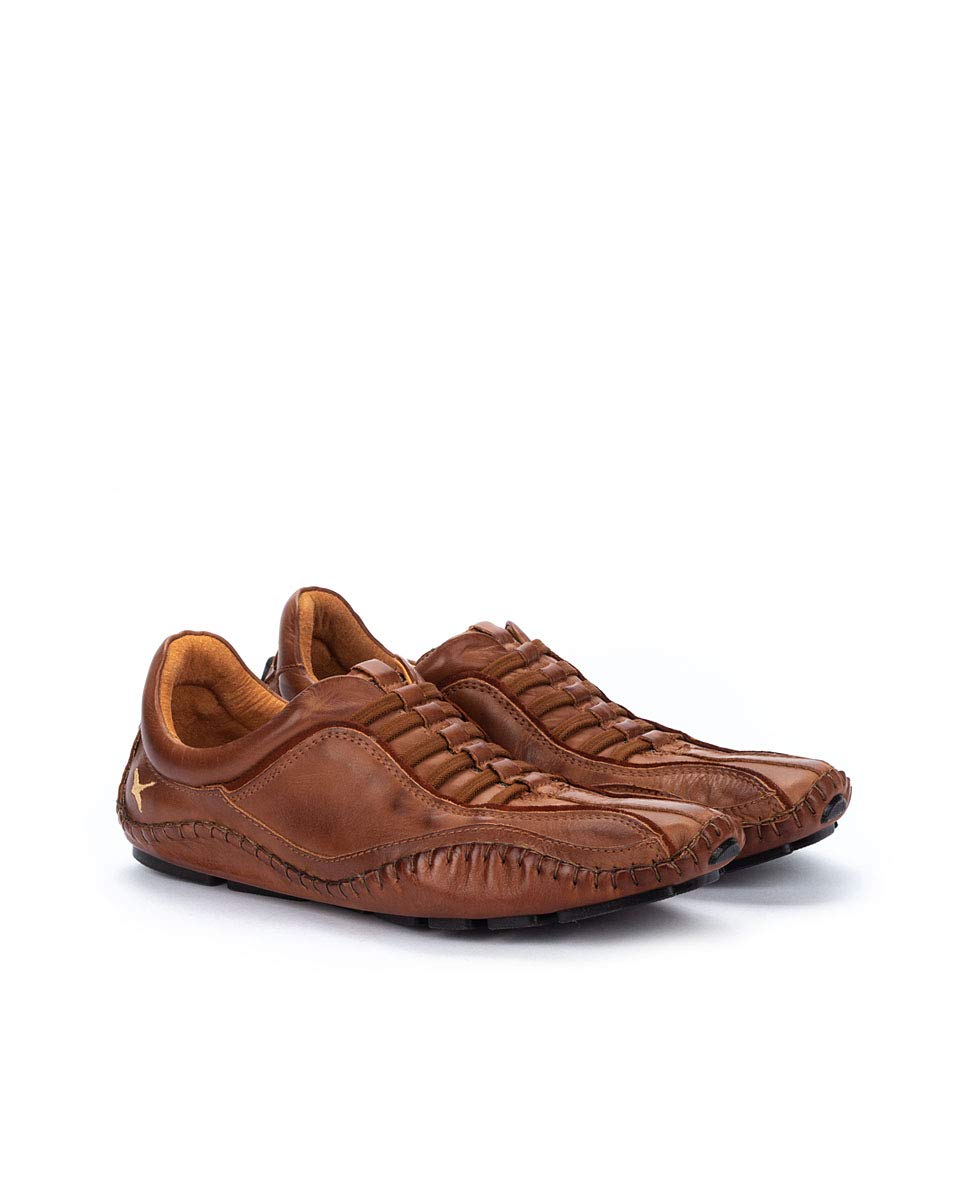PIKOLINOS Men's Leather Sneakers - Fuencarral Style | Comfortable Casual Shoes for Walking, Travel & Everyday Wear