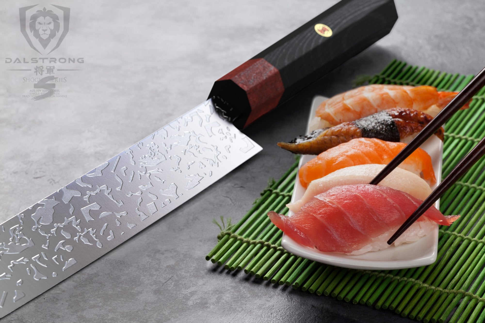 Premium Yanagiba & Sushi Knife 10.5 Inch - Professional Single Bevel Japanese Sashimi Knife - Dalstrong Ronin Series - Perfect for Sushi Chefs & Home Cooking Enthusiasts