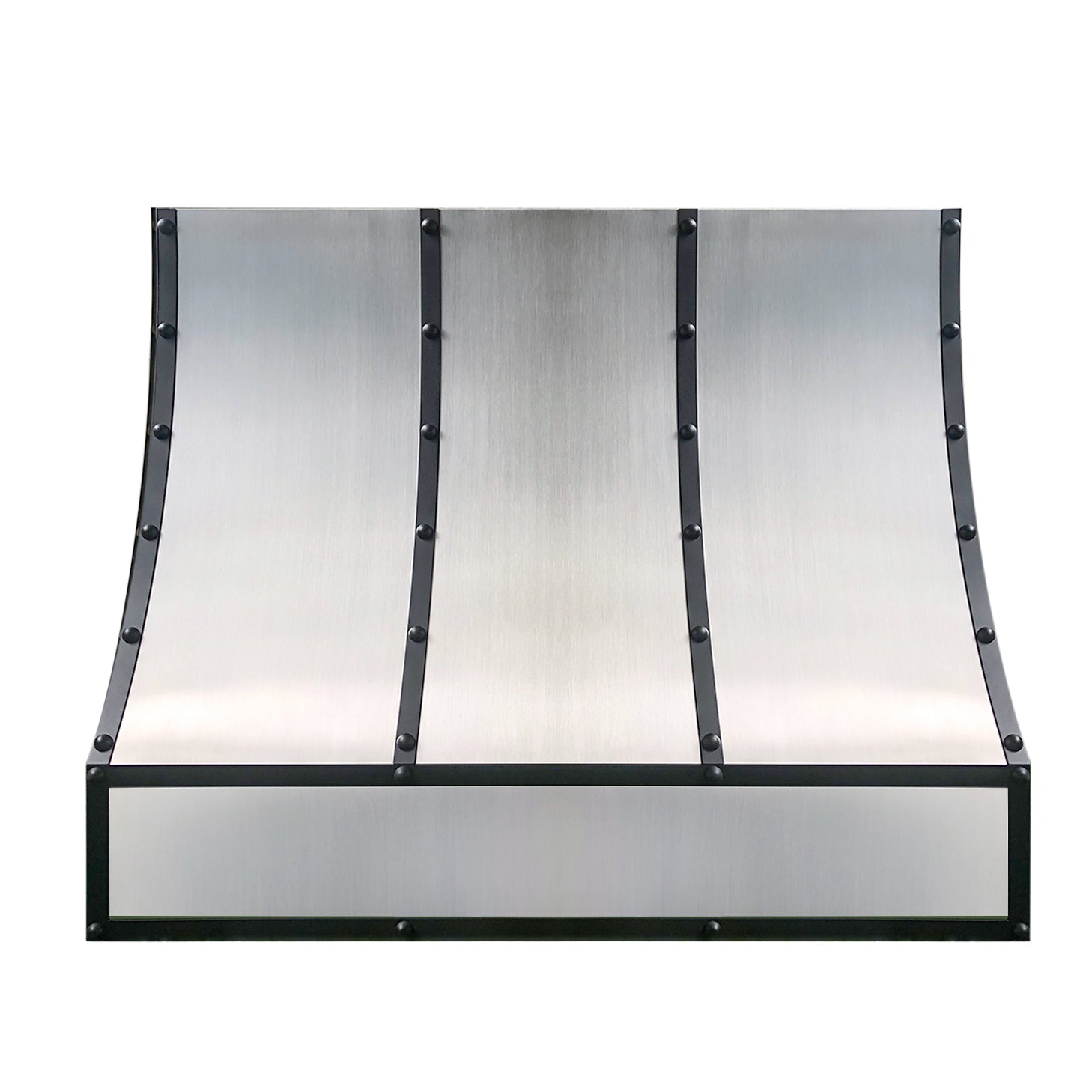 RHM Custom Stainless Steel Slope Range Hood H8 4TR BK - Professional Kitchen Ventilation for Erica - Perfect for Modern Home Kitchens & Restaurant Use