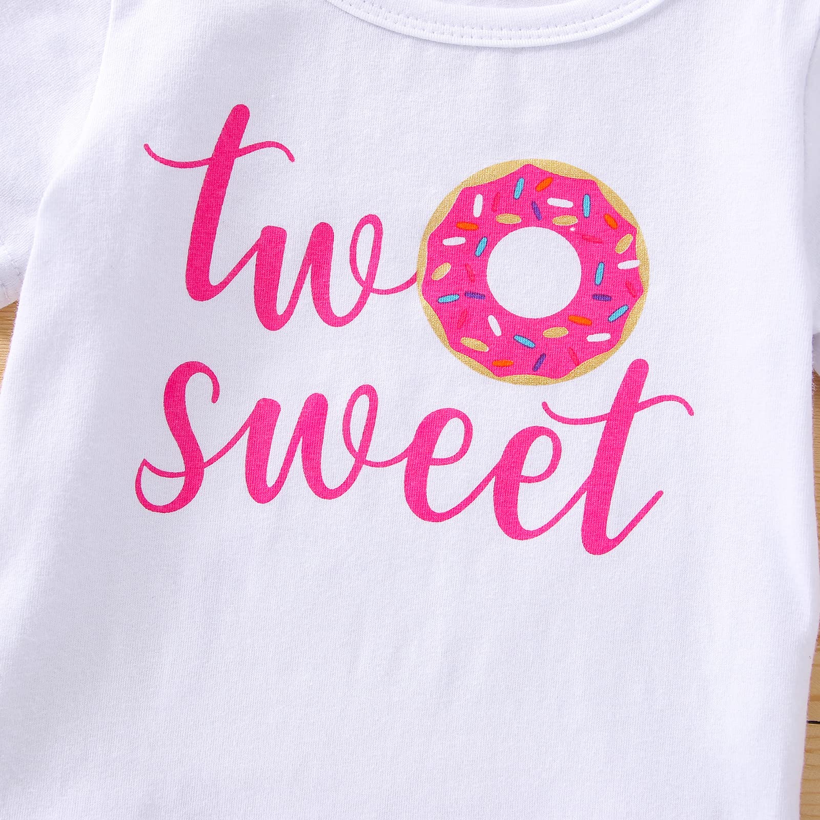 **Pink Striped Tutu Dress Set for Baby Girls - 2Pcs Newborn Outfit with Donut Print Skirt & Headband - First Birthday & Casual Wear**    *(Perfect for 1st Birthday Photos, Baby Showers, Family Gatherings & Everyday Playtime!)*