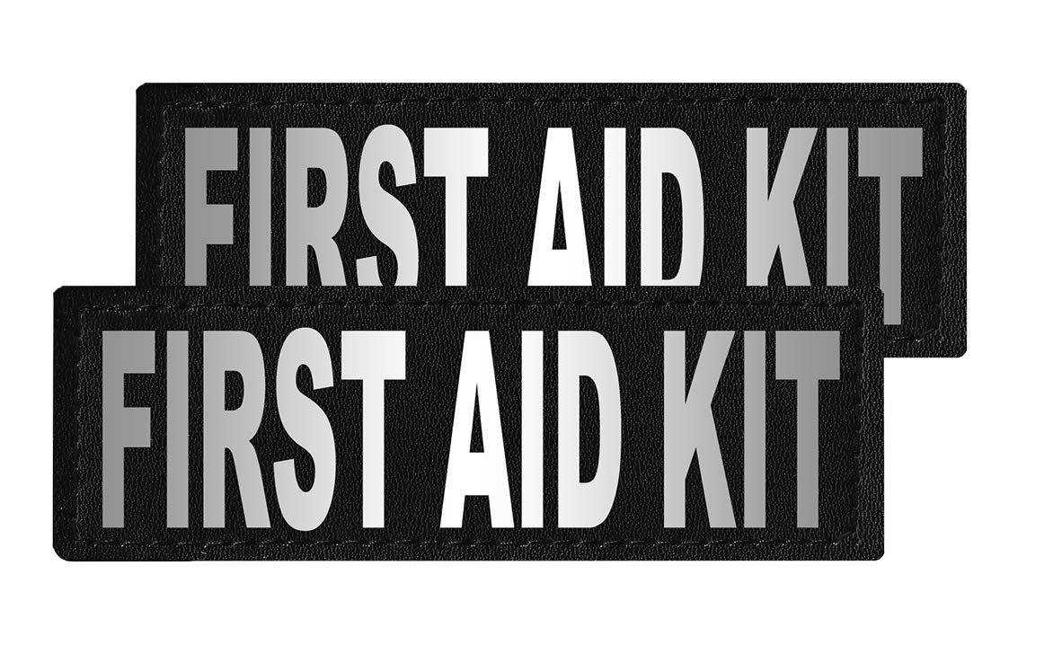 Dogline First Aid Kit with Removable Patches for Small & Medium Dogs - Emergency Pet Care for Hiking, Camping & Outdoor Adventures