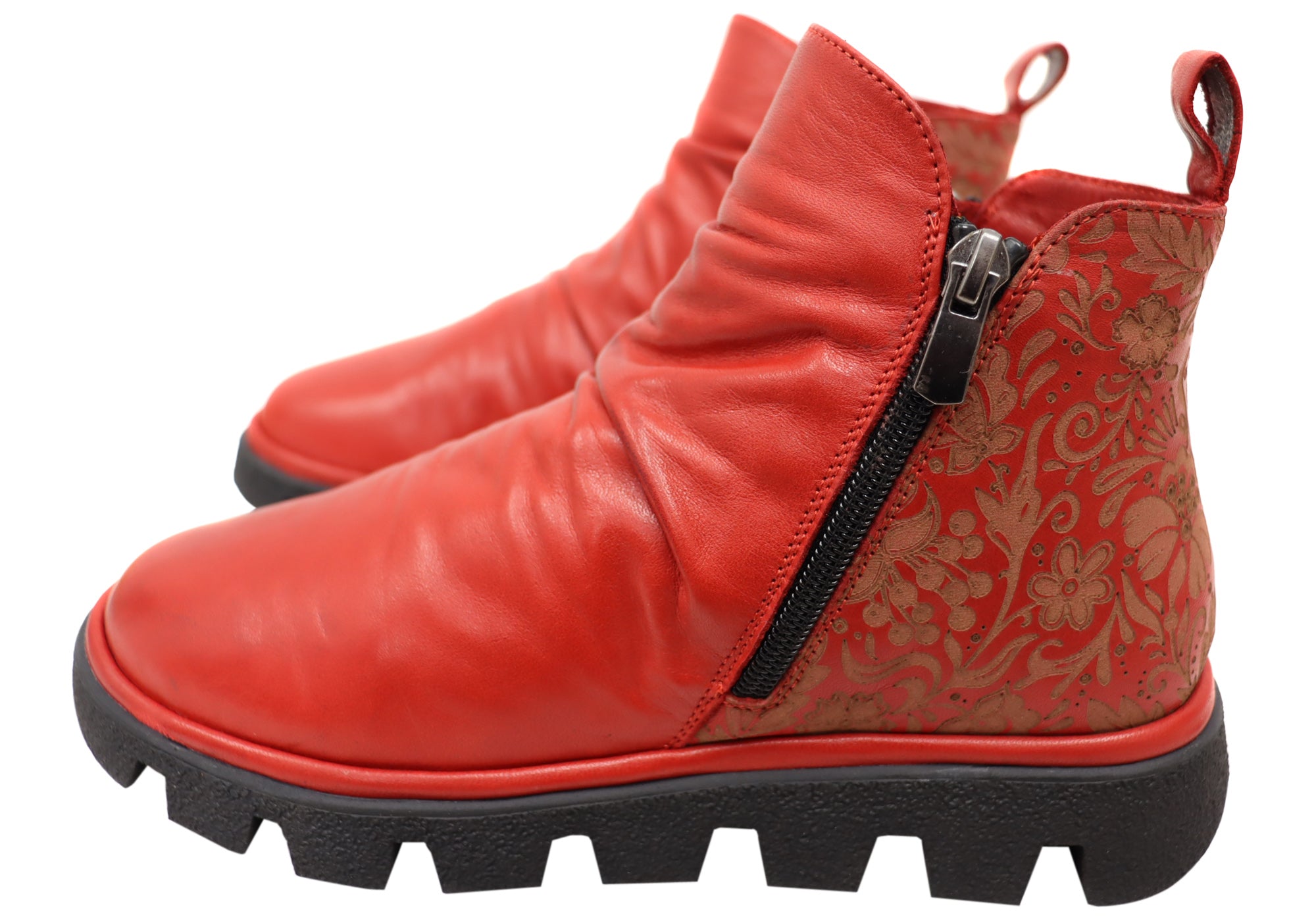 Orizonte Intrepid Women's Comfortable Leather Ankle Boots - European Style for Casual Wear, Office & Fall Fashion