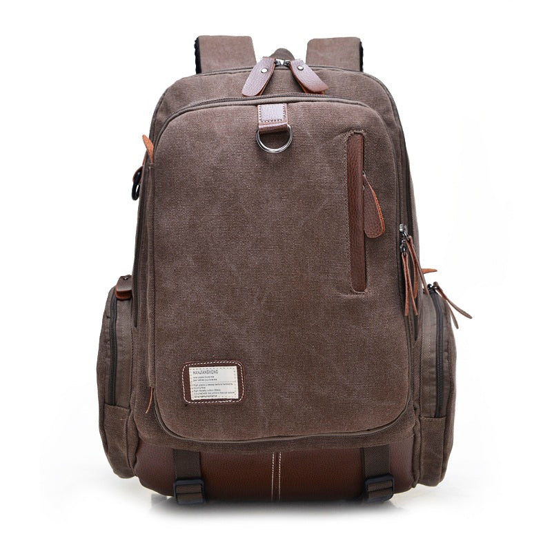 Durable Canvas Laptop Backpack for 16 Inch Laptops - Waterproof Travel Backpack with USB Charging Port | Perfect for College, Business Trips & Commuting