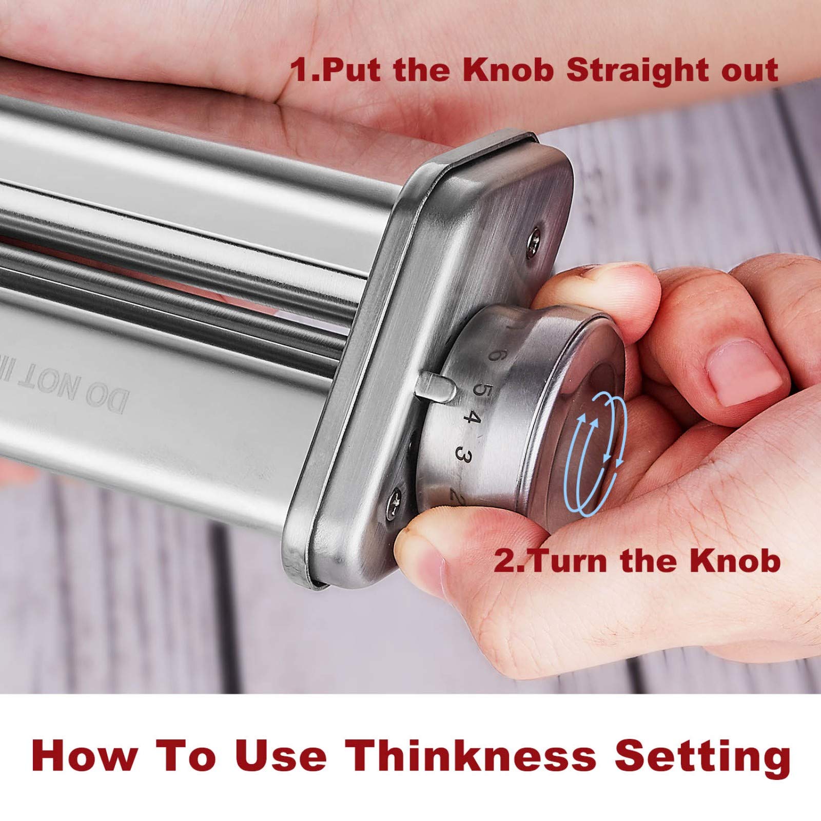 KitchenAid Stand Mixer Pasta Maker Attachment Set - 3-Piece Stainless Steel Pasta Roller, Spaghetti & Fettuccine Cutter | Perfect for Homemade Italian Pasta, Lasagna & Noodle Dishes