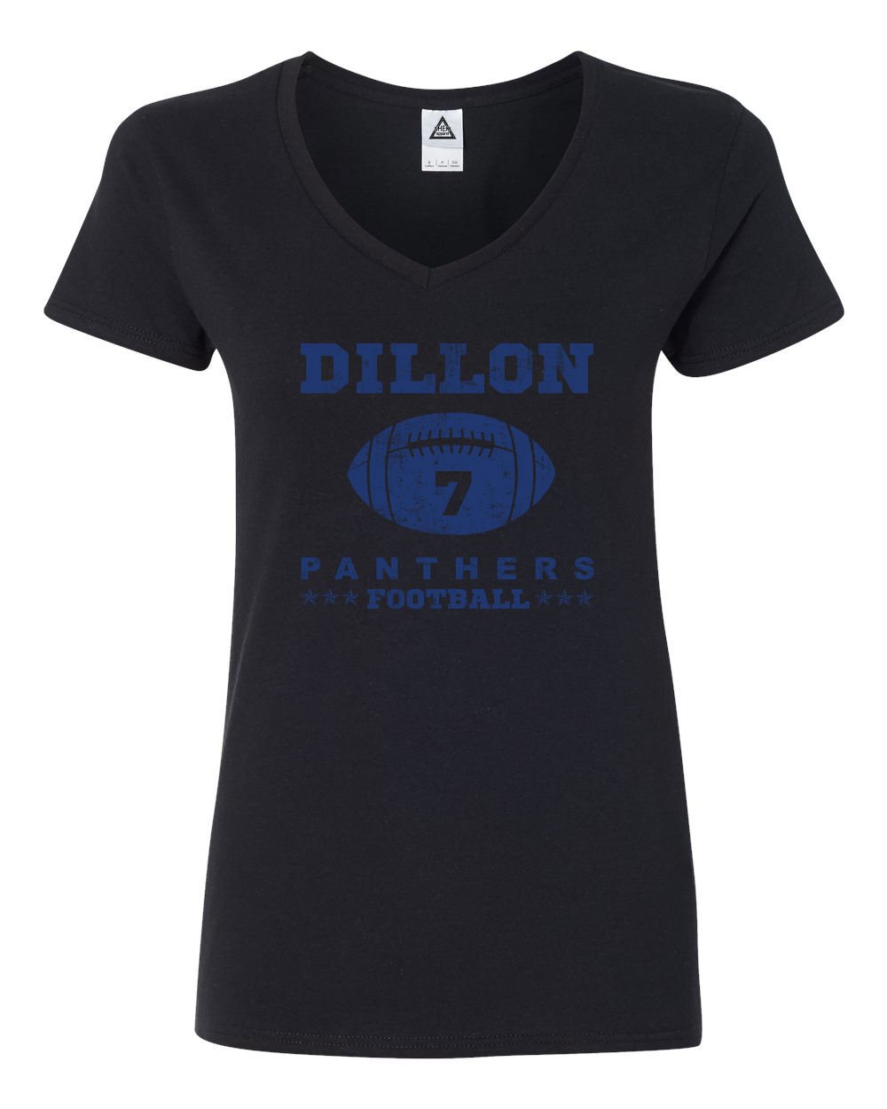 Sheki Apparel Dillon 7 Women's V-Neck T-Shirt - Soft Cotton Casual Tee for Everyday Wear, Workout & Lounge