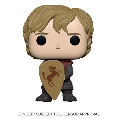 Game of Thrones Tyrion Lannister with Shield Pop! Vinyl Figure - Collectible Funko Pop for Fans & Gift Idea - Perfect for Display, GOT Merchandise Collection, and Fantasy Decor