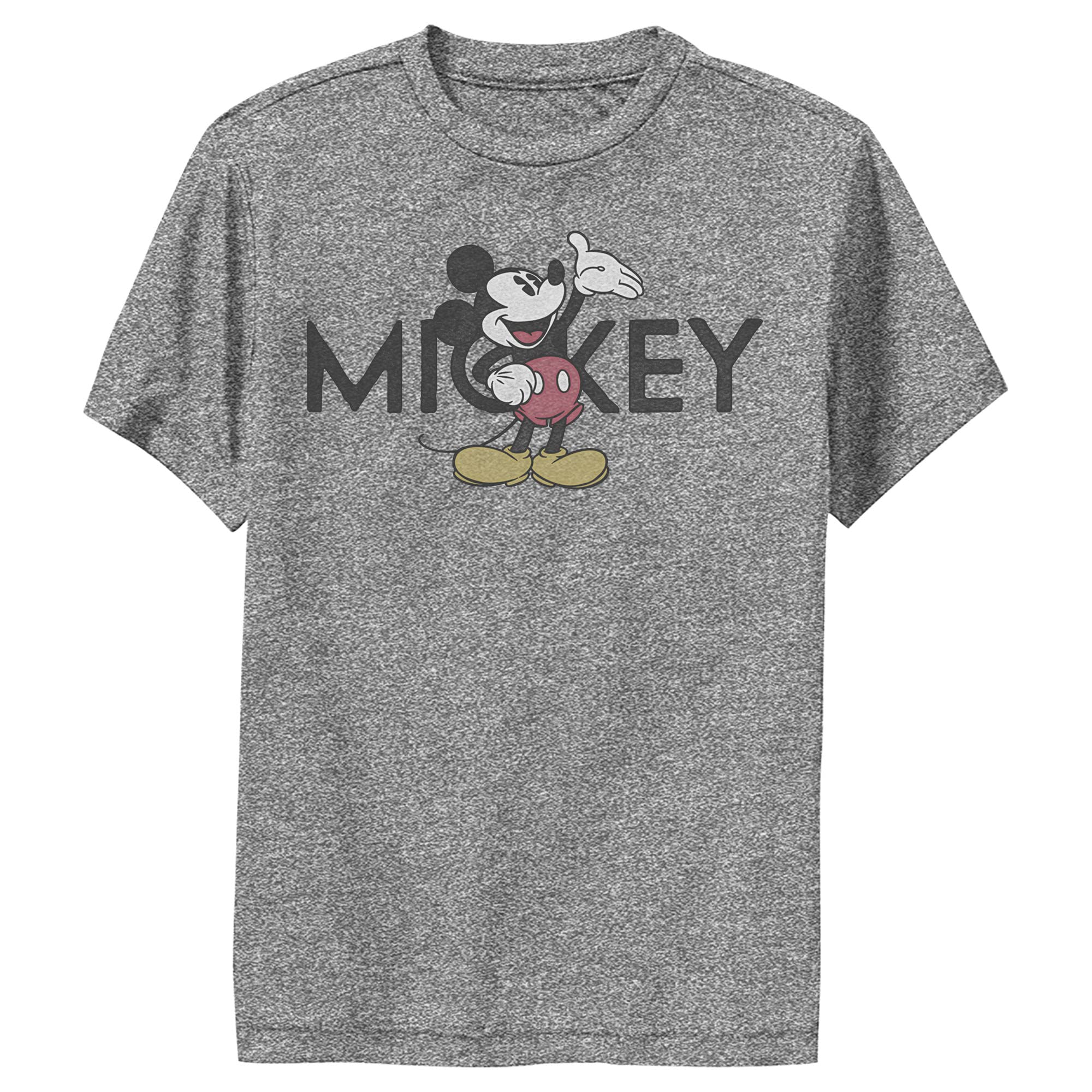 Vintage Mickey Mouse Disney Character Performance T-Shirt for Boys - Soft Cotton Tee for Casual Wear, School & Playtime