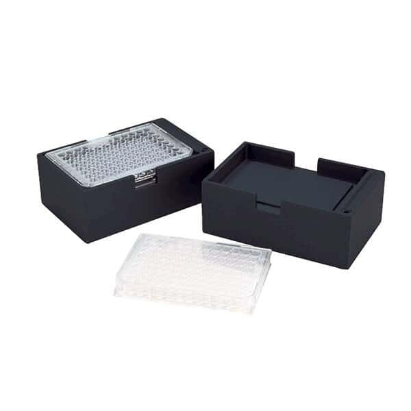 Cole-Parmer Aluminum Blocks for 96/384 Well Assay Plates - Flat Bottom Design for PCR, ELISA & Laboratory Testing
