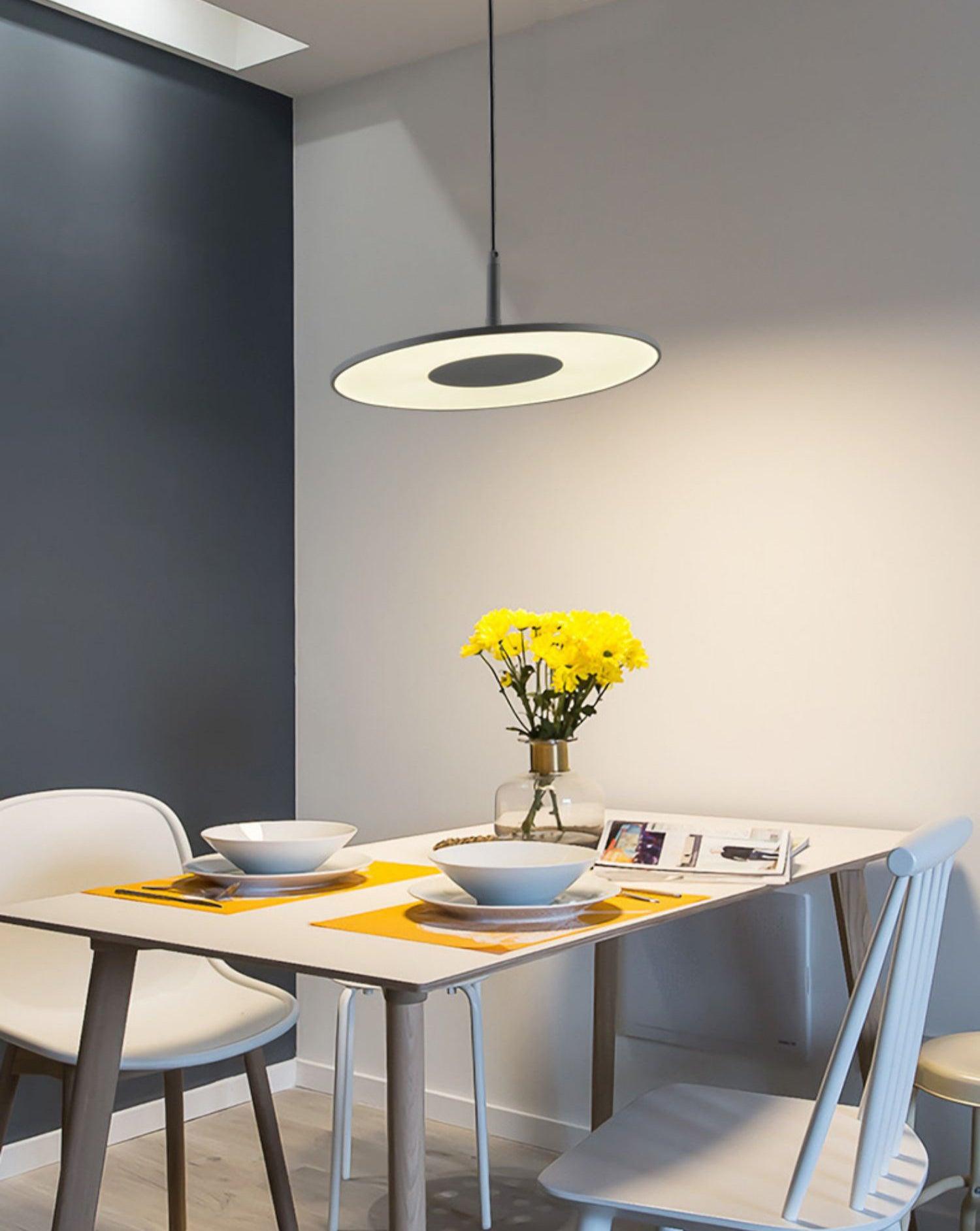 Circa Pendant Lamp - Modern Hanging Light Fixture for Kitchen Island, Dining Room & Living Room | Adjustable Height, Sleek Design, Energy Efficient LED Lighting
