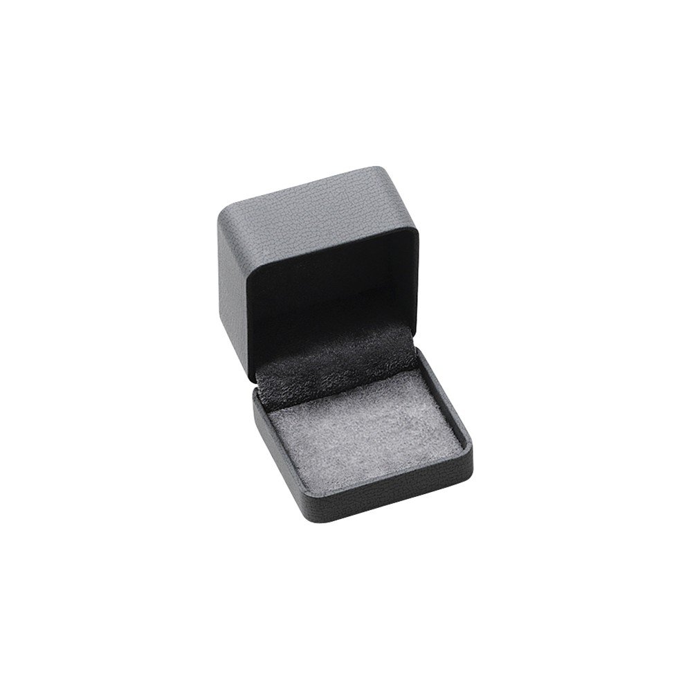 Luxury Titanium & Sterling Silver Black Polished Cufflinks with Cable Inlay - Perfect for Weddings, Business Attire & Formal Occasions