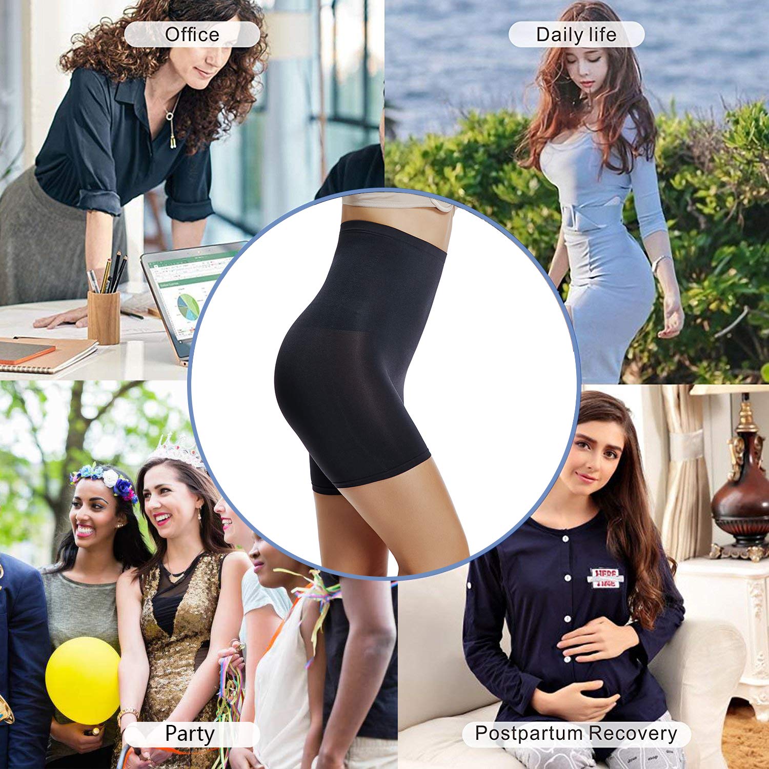 JOYSHAPER Women's High Waist Tummy Control Shapewear Shorts - Seamless Slimming Underwear for Dresses & Everyday Wear | Perfect for Work, Parties & Special Occasions
