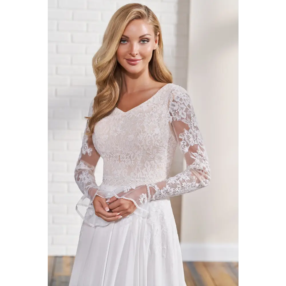 Modest Mon Cheri TR12295 Elegant Women's Dress - Perfect for Parties, Weddings & Special Occasions