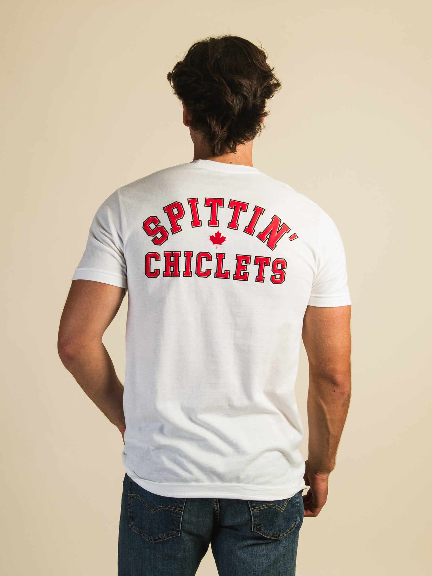 Barstool Sports Spittin' Chiclets T-Shirt - Men's Graphic Tee for Hockey Fans - Perfect for Game Day & Casual Wear