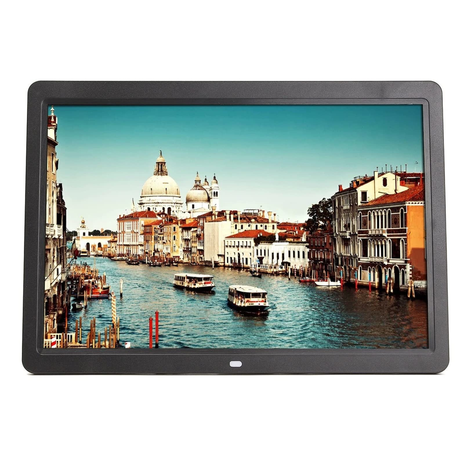 15.6 Inch Digital Picture Frame - Full HD LED Photo Frame with Remote Control | Electronic Digital Media Album for Photos & Videos | Perfect for Home, Office & Gift (Black)