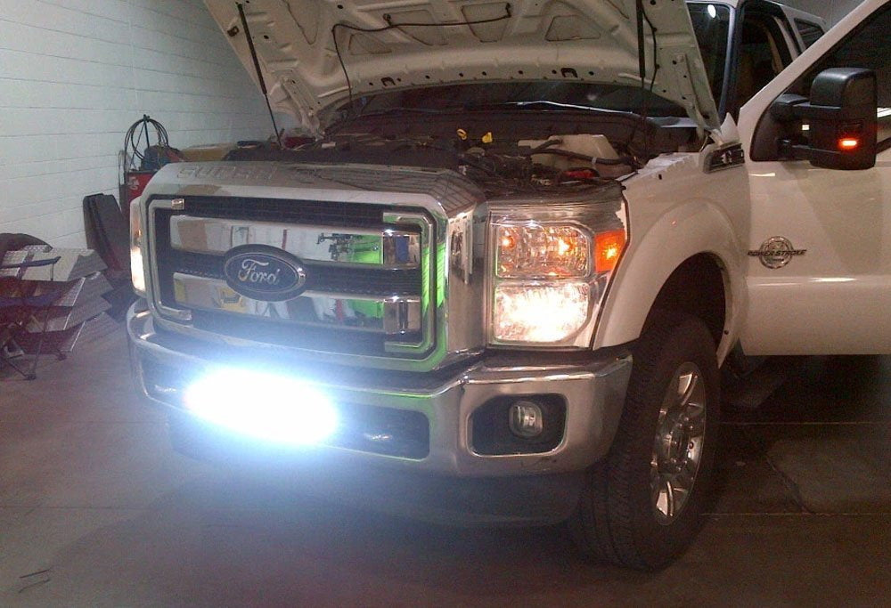 2011-2016 Ford F-250 F-350 Super Duty Lower Bumper Grill Mounting Bracket Replacement Part - Perfect for Off-Roading & Truck Customization