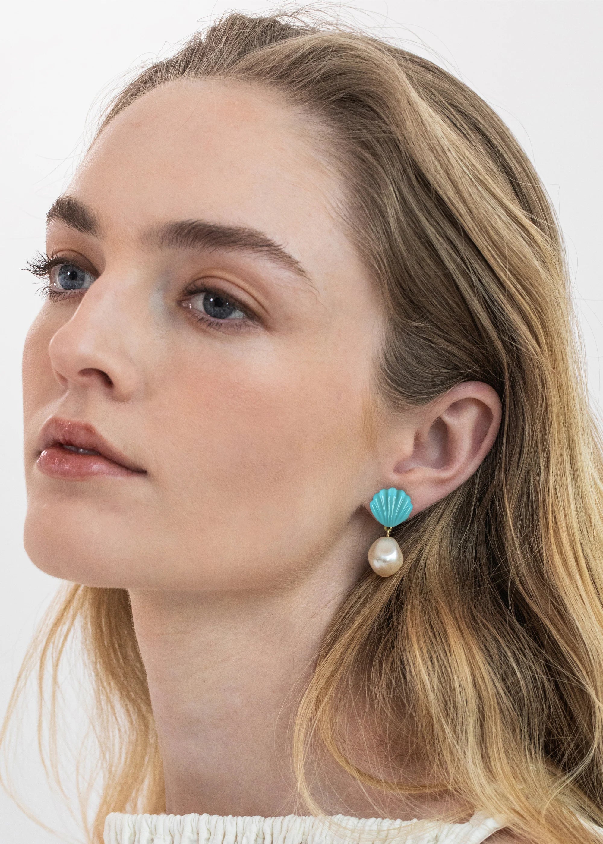 Turquoise Nori Earrings for Women - Handmade Dangle Earrings for Casual & Party Wear - Perfect Gift for Her