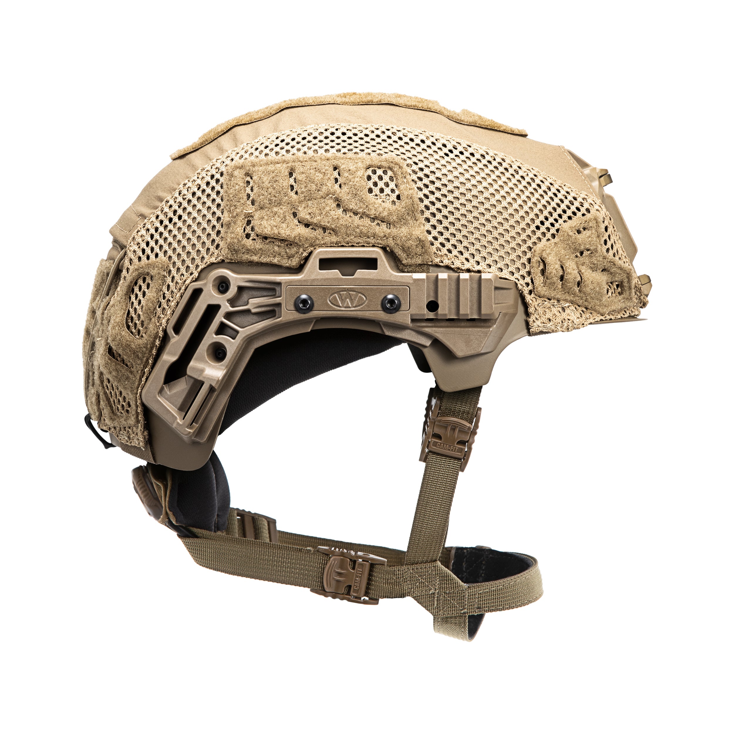 Team Wendy Exfil Carbon Helmet Cover - Tactical Helmet Accessory for Military & Outdoor Use - Lightweight & Durable for Combat, Airsoft, and Hunting
