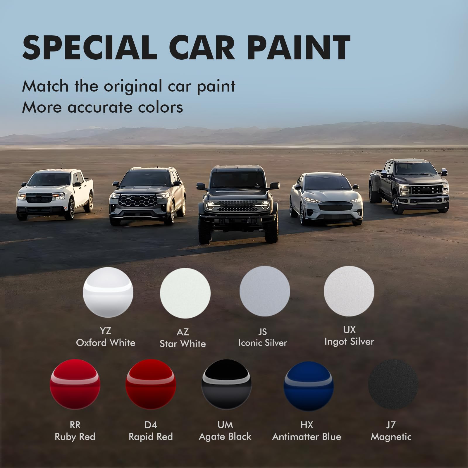 Ford D4 Rapid Red Touch Up Paint Kit - DIY Car Scratch Repair for F-150, Mustang, Explorer, Fusion, Ranger, Escape & Bronco | Quick & Easy Automotive Paint Fix for Minor Scratches & Chips | Perfect for Home Garage Repairs & Road Trip Emergency Touch-Ups