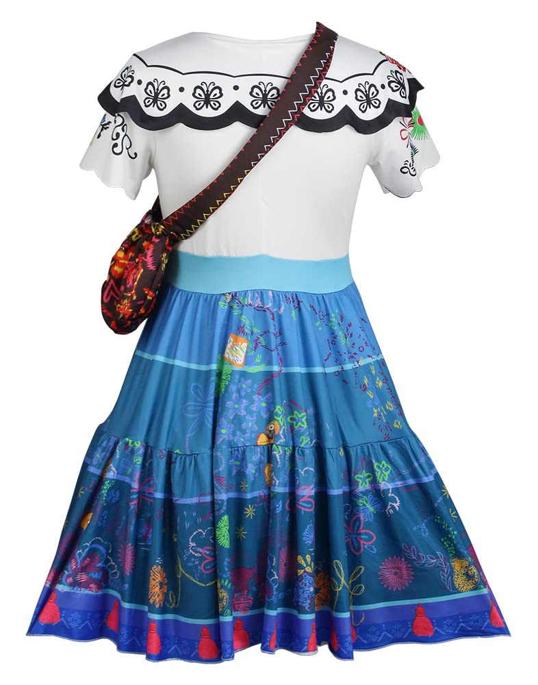 Unisex Bruno & Mirabel Cosplay Costume - Isabela Madrigal Dress for Adults & Kids | Disney Encanto Inspired Princess Outfit for Halloween, Cosplay & Theme Parties
