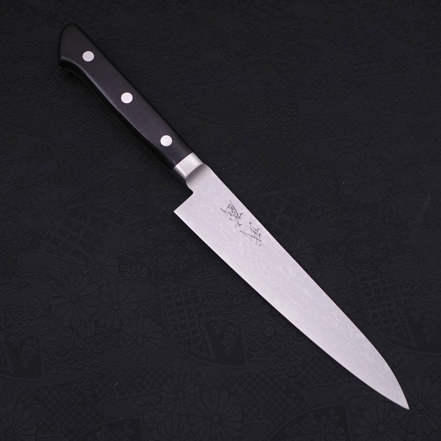 VG-10 Damascus Steel Petty Knife 150mm - Western Handle, High-Quality Japanese Kitchen Knife for Slicing, Dicing & Precision Cutting - Perfect for Chefs & Home Cooks
