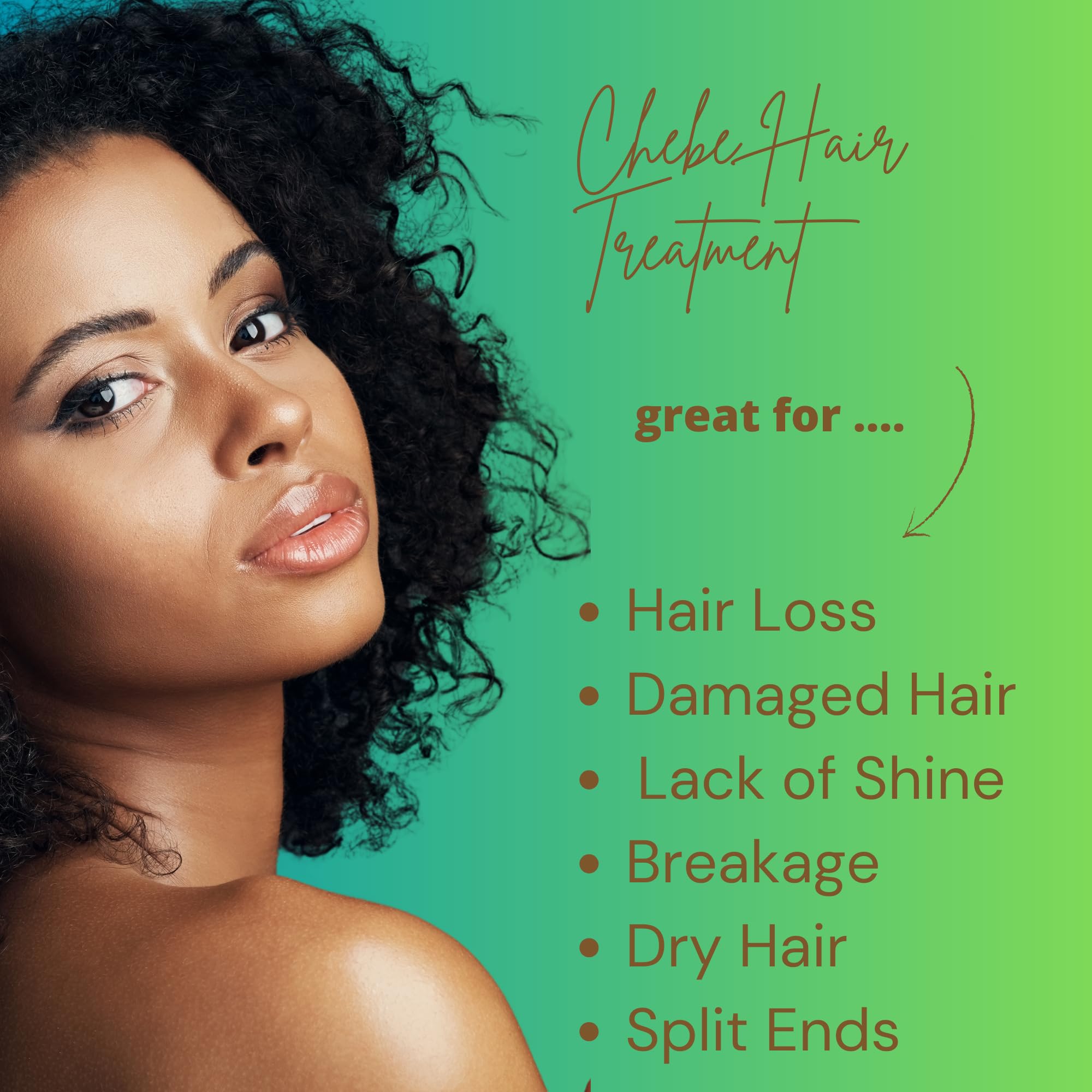 Chebe Hair Growth Butter with Chebe Powder - All Natural Hair Conditioner & Thickening Serum for All Hair Types - Strengthens & Nourishes Hair - Made in USA - Perfect for Dry, Damaged Hair & Natural Hair Care Routine