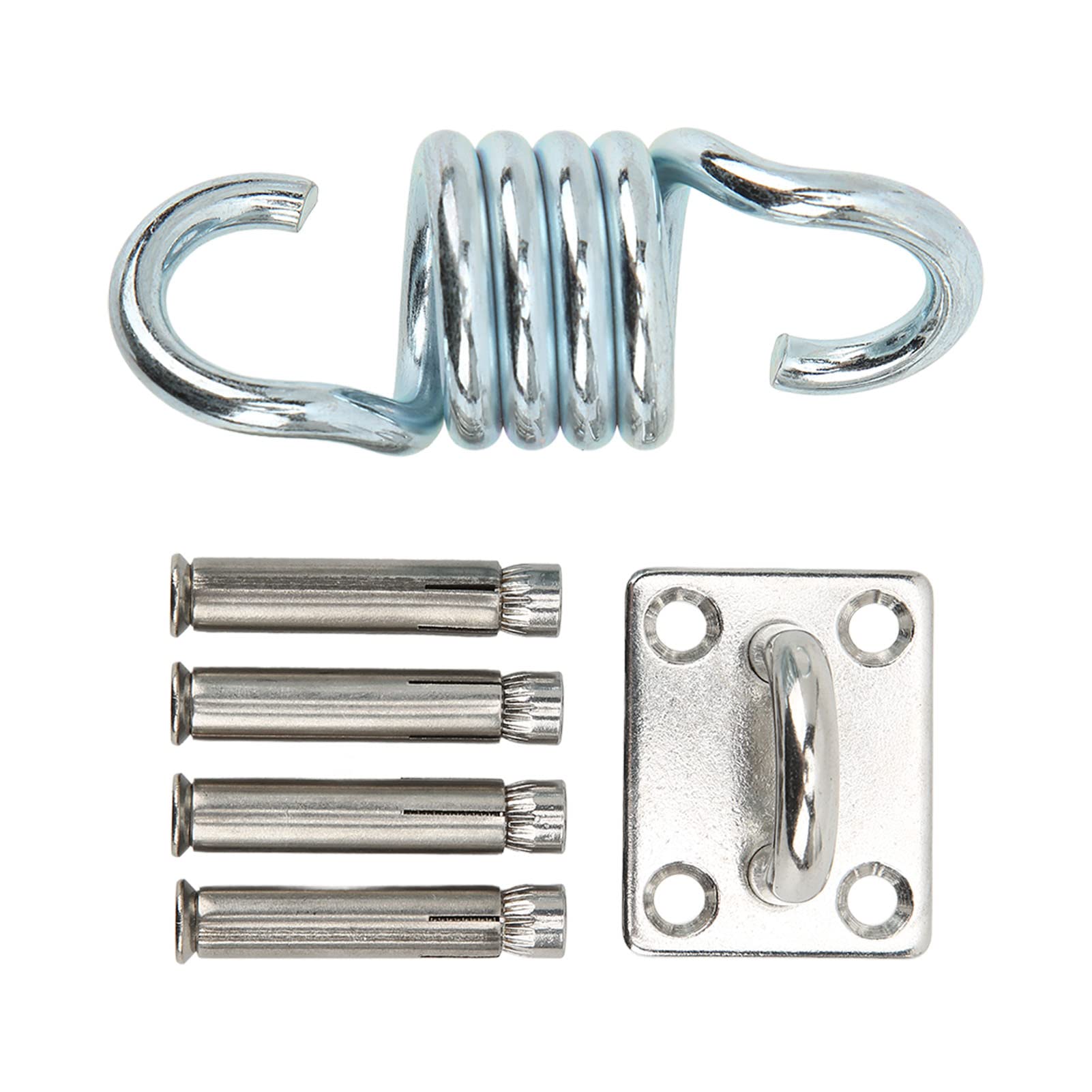 Premium Hammock Hanging Kit with Rust-Proof Ceiling Hooks - Heavy Duty Sandbag Anchor System for Indoor/Outdoor Relaxation in Bedroom, Patio or Backyard