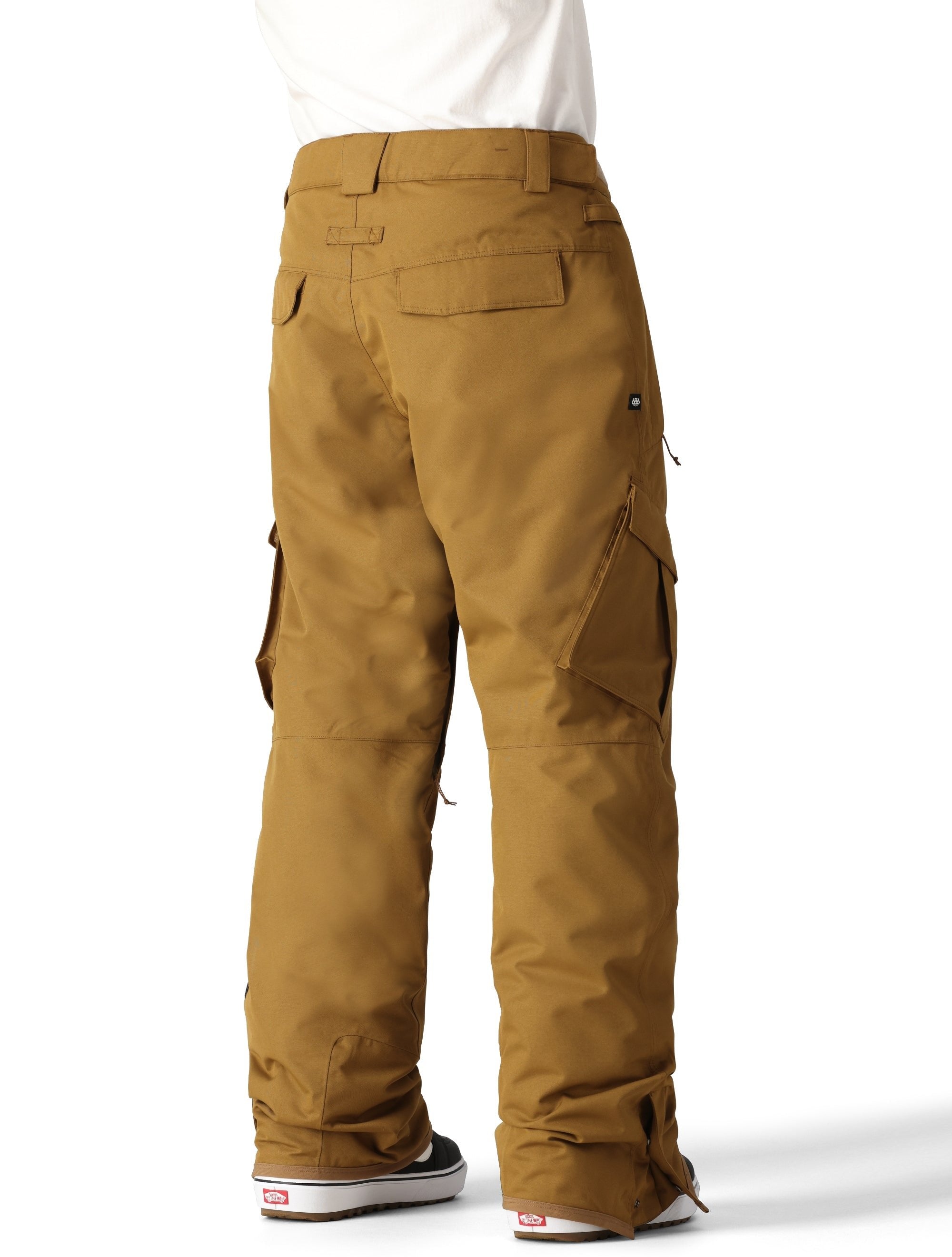 686 Men's Infinity Insulated Cargo Pants for Winter 2025 - Waterproof Snow Pants with Multiple Pockets for Skiing, Hiking & Outdoor Activities