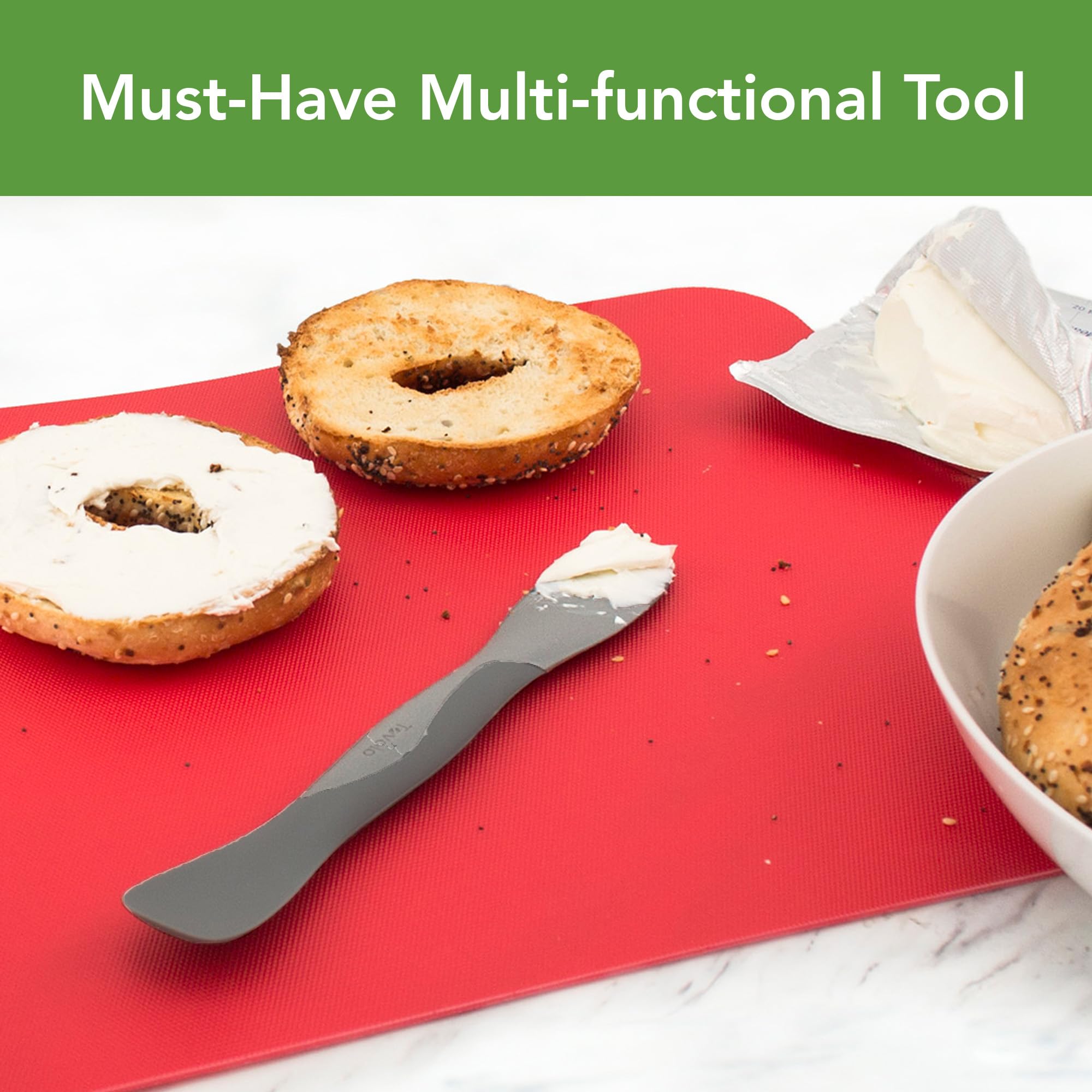 Tovolo Multi-Purpose Kitchen Tool for Scooping, Spreading, Slicing & Scraping – Perfect for Meal Prep, Baking & Cooking