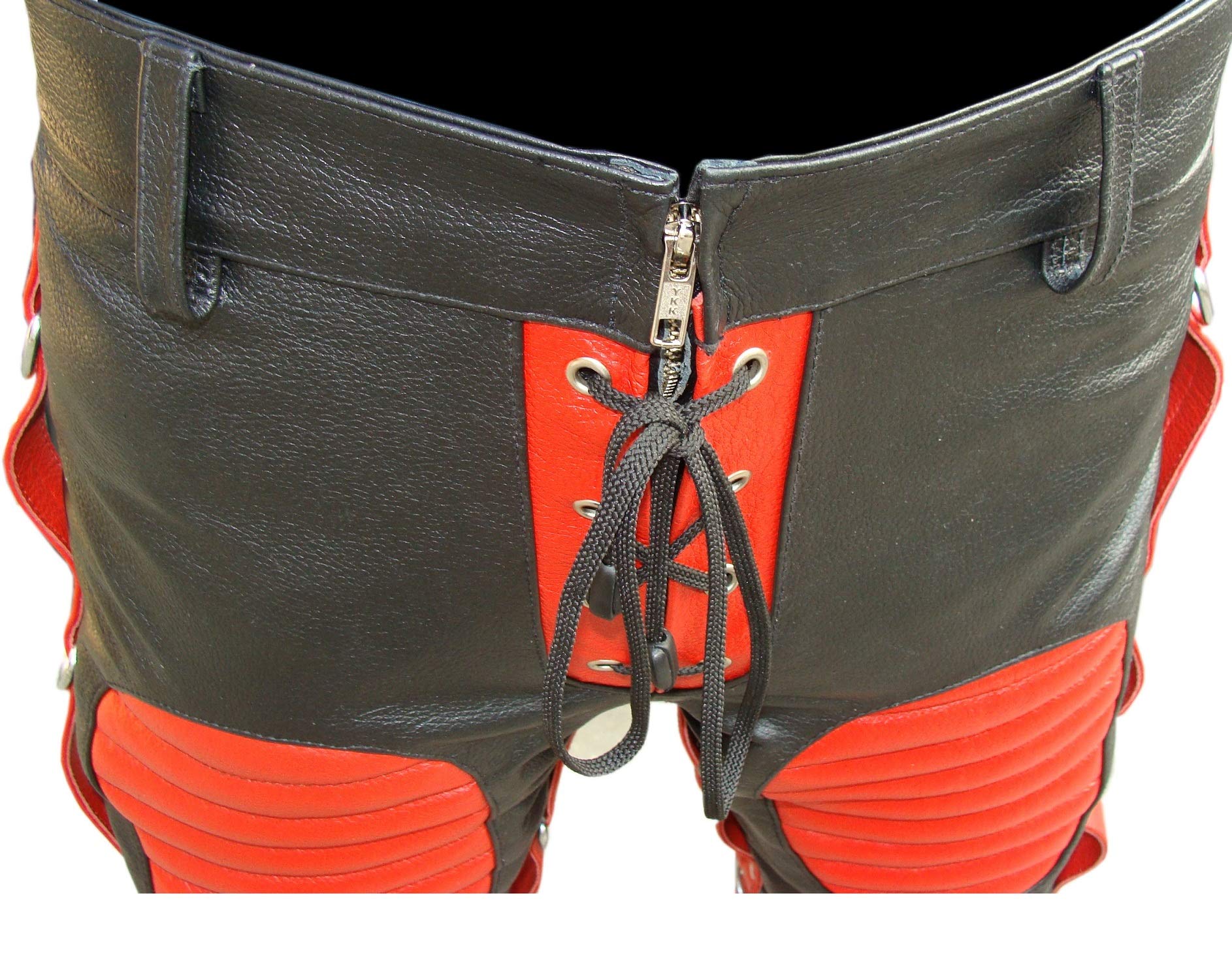 **Men's Real Cow Leather Pants – Heavy Duty Bondage Jeans for Motorcycle & Biker Style | BLUF Gay Fashion | Perfect for Nightclubs & Fetish Parties**
