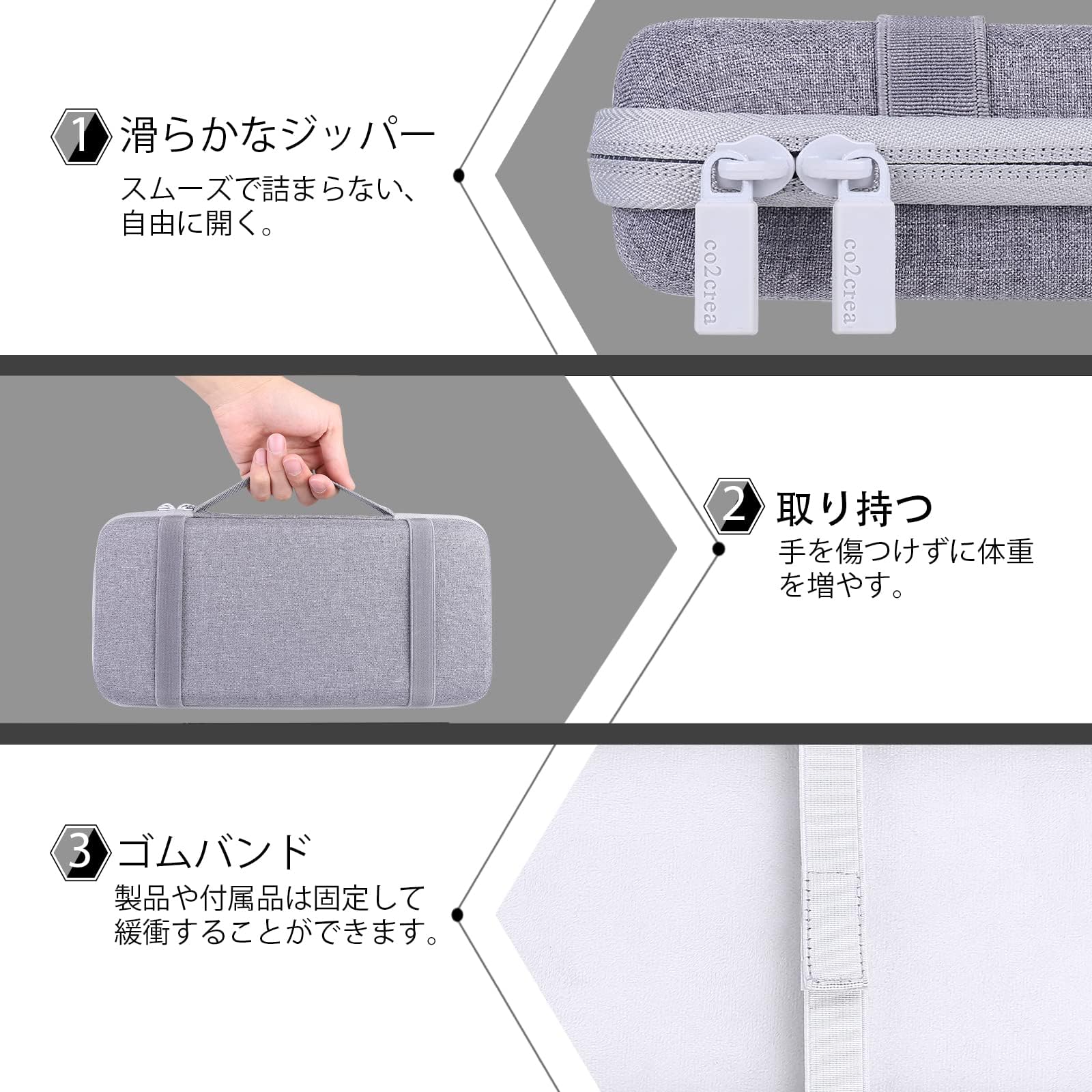 Razer Huntsman Mini 60% Hard Travel Case - Mercury White for Gaming Keyboards | Portable Protection