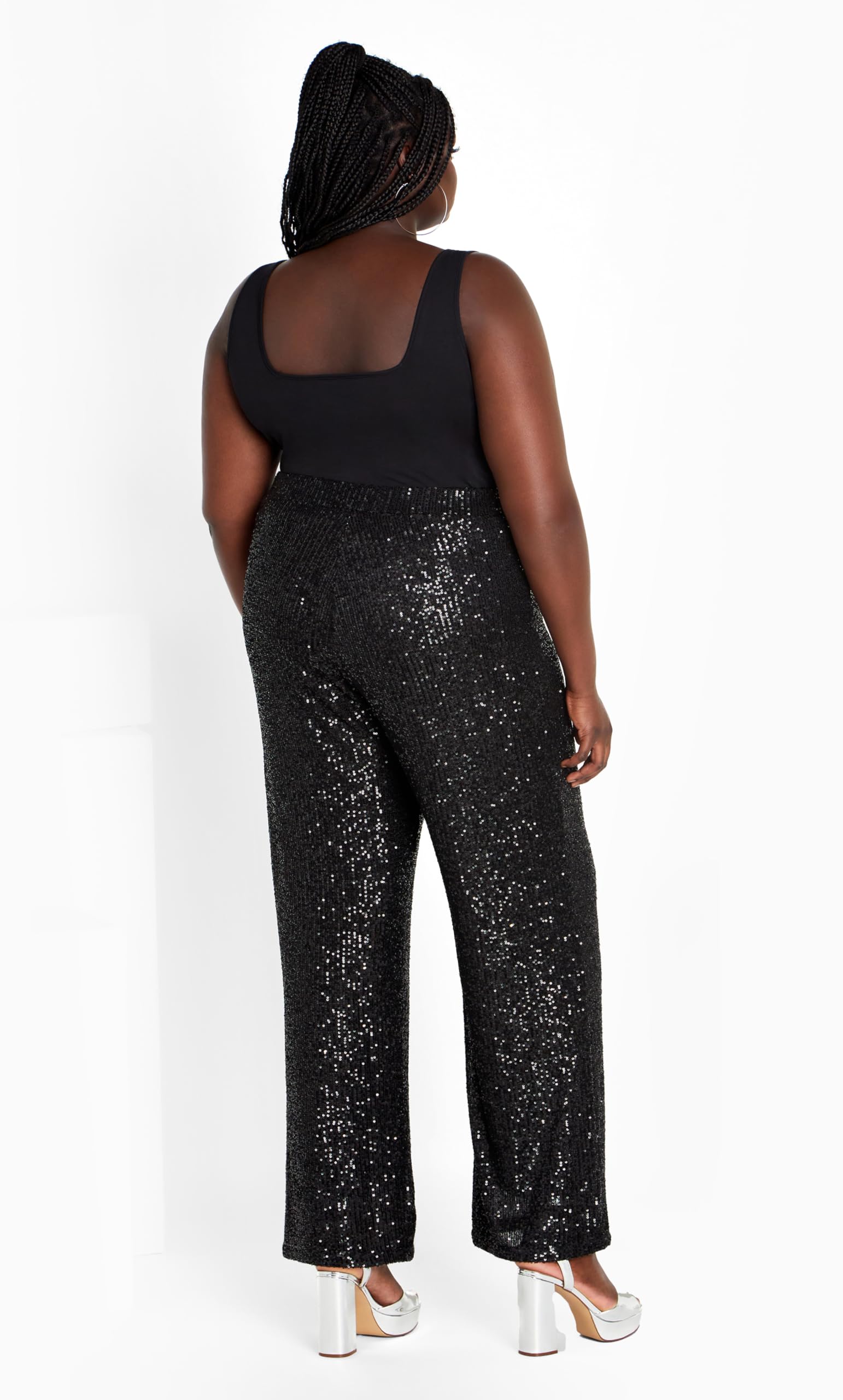 Sparkly Women's Avery Sequin Pants - Glamorous High-Waisted Party Pants for Women | Perfect for Night Out, Club Wear, and Special Occasions