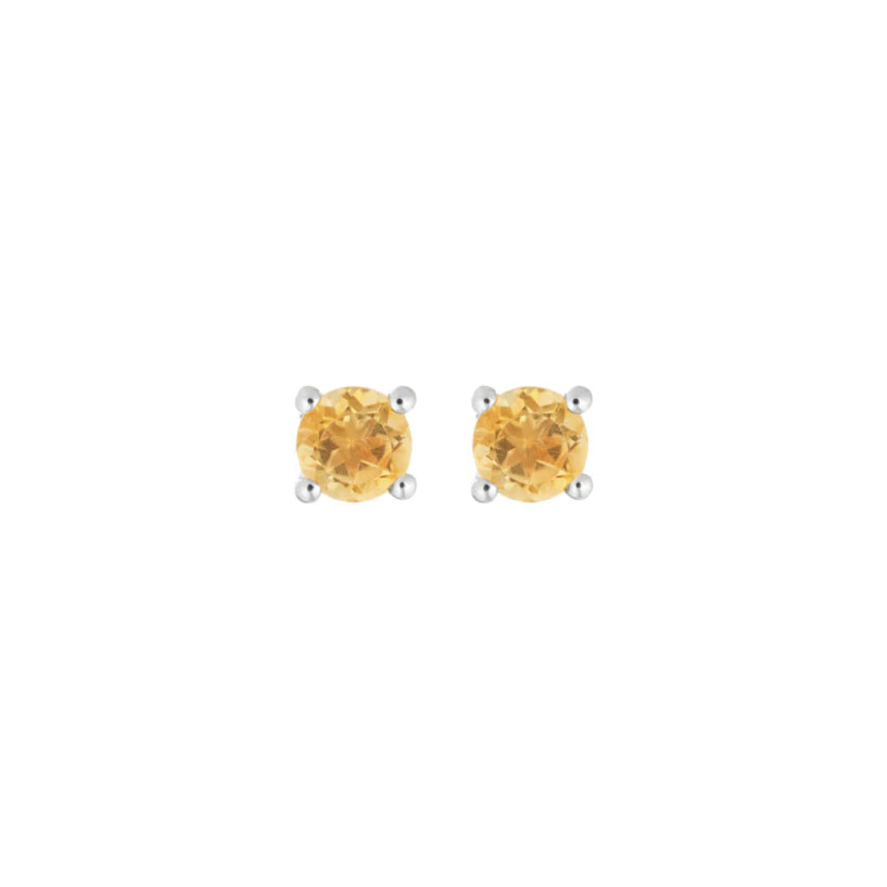 14K Gold Gemstone Stud Earrings for Women - Dainty & Elegant Jewelry Gift for Birthday, Anniversary, Valentine's Day - Perfect for Everyday Wear & Special Occasions