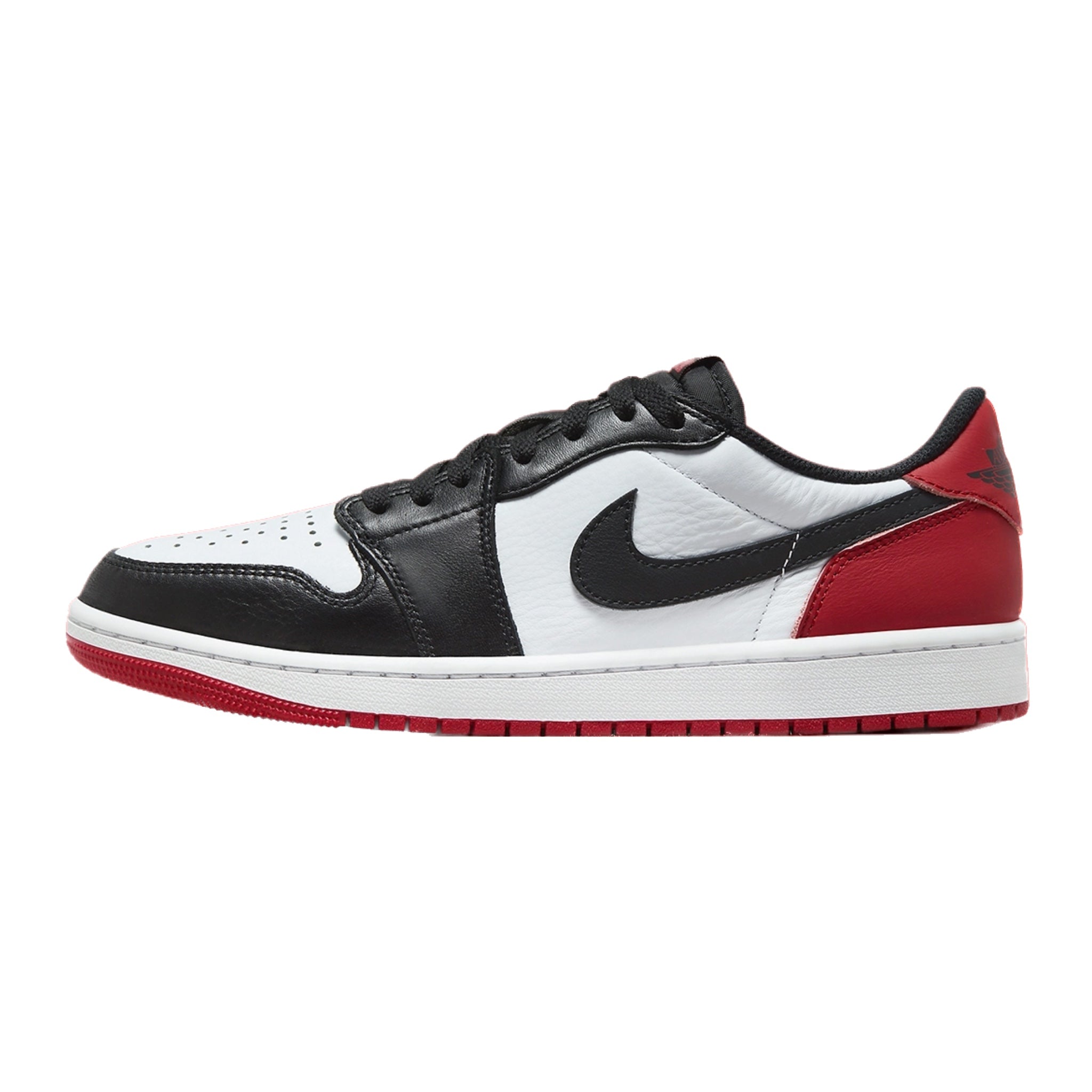 Air Jordan 1 Low OG Sneakers - Red, Black & White Basketball Shoes for Men | Retro Style, Comfortable & Durable | Perfect for Streetwear, Casual Outfits & Sneaker Collectors