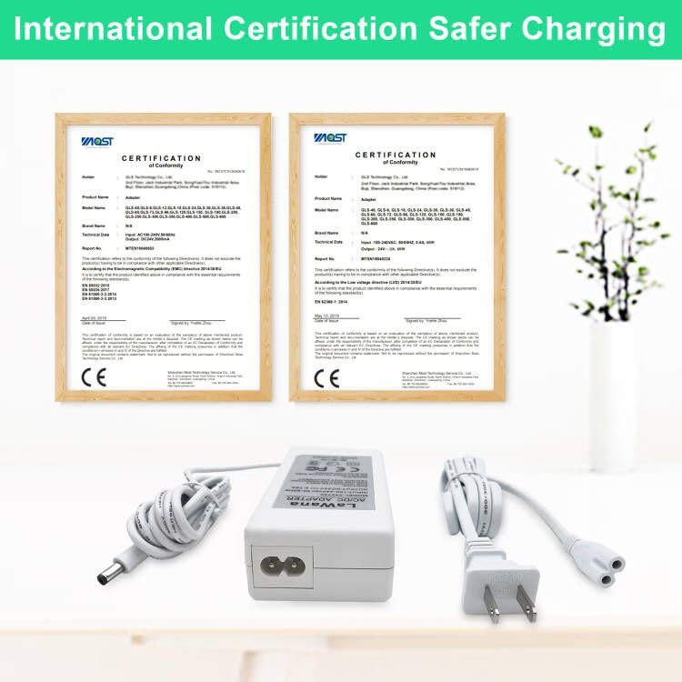 24VDC Power Cord Replacement for Cricut Maker 3 Cutting Machine - Compatible with Cricut Maker 3 Power Adapter & Charger (White) - Perfect for DIY Crafting, Vinyl Cutting & Scrapbooking Projects